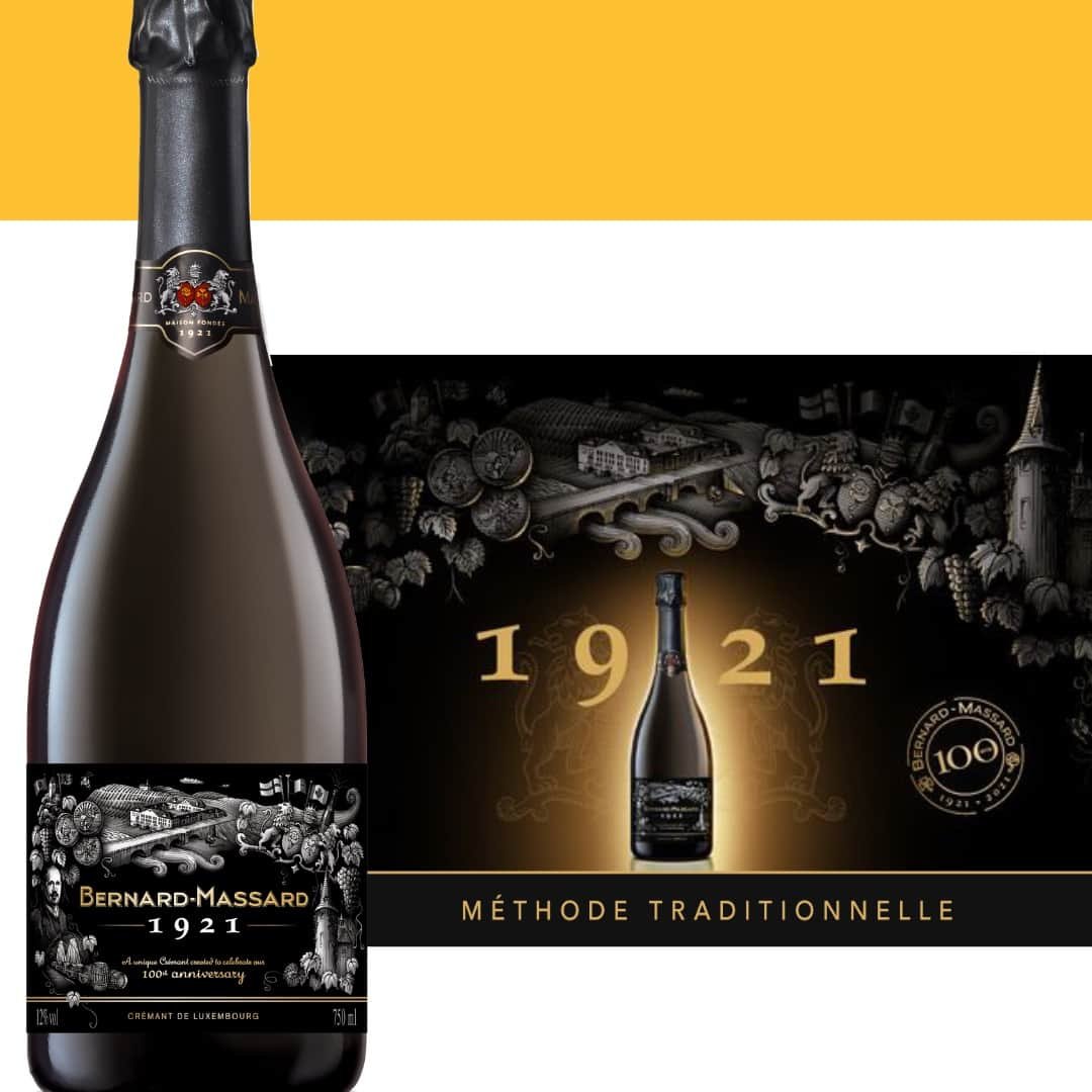Bouteille de Cuvée 1921 Bernard Massard 100 ans
