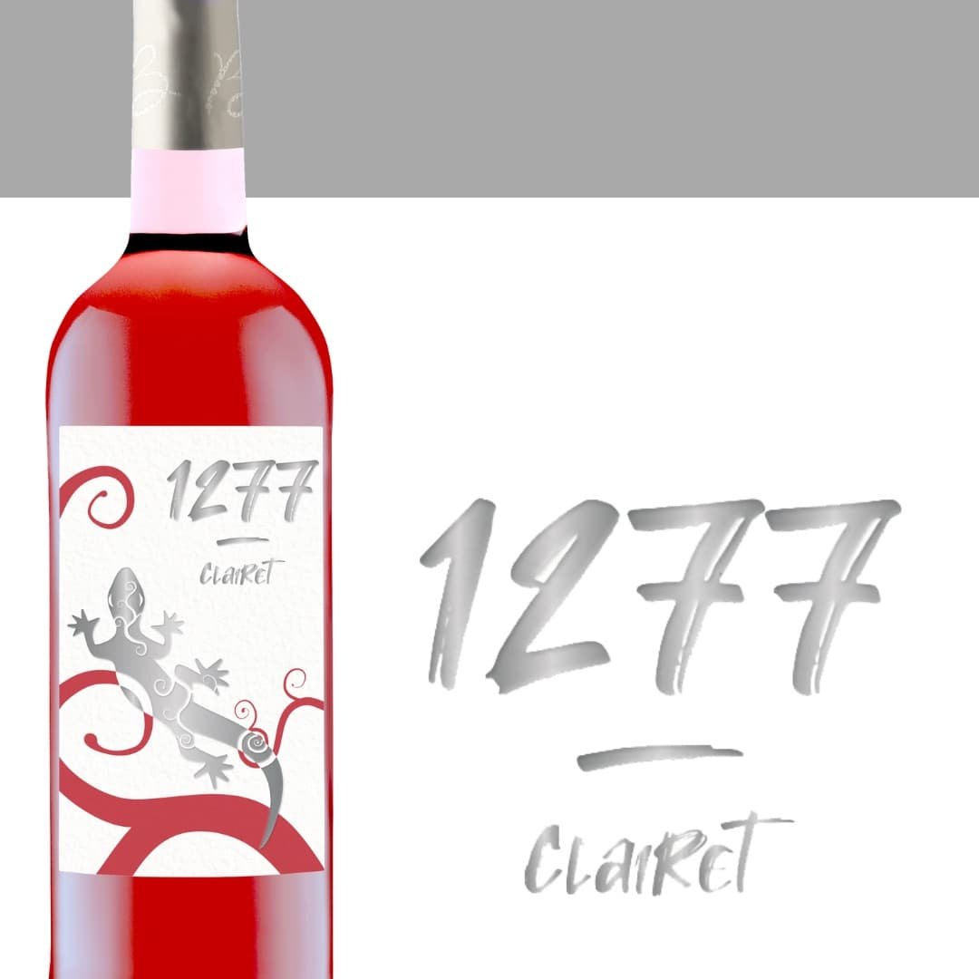 Bouteille de Bordeaux Clairet 2021 bouteille de la gamme 1277