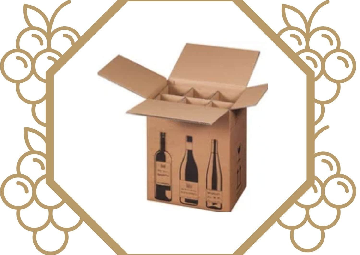 Boite carton special "Vin" pour envoi express