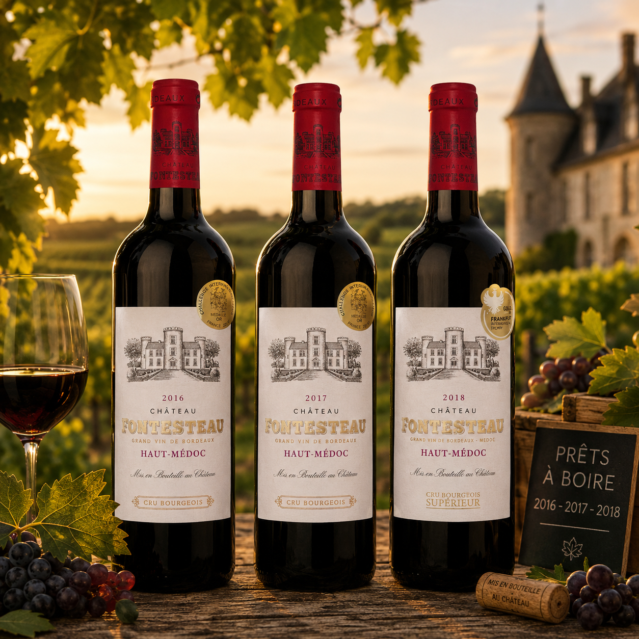 Château Fontesteau 2016, 2017, 2018, 2019