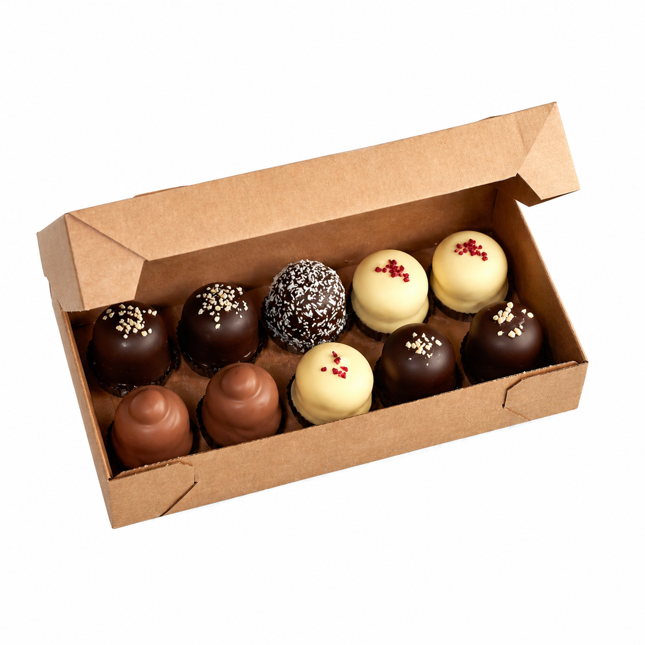 10 Assorterede Flødeboller fra Frellsen