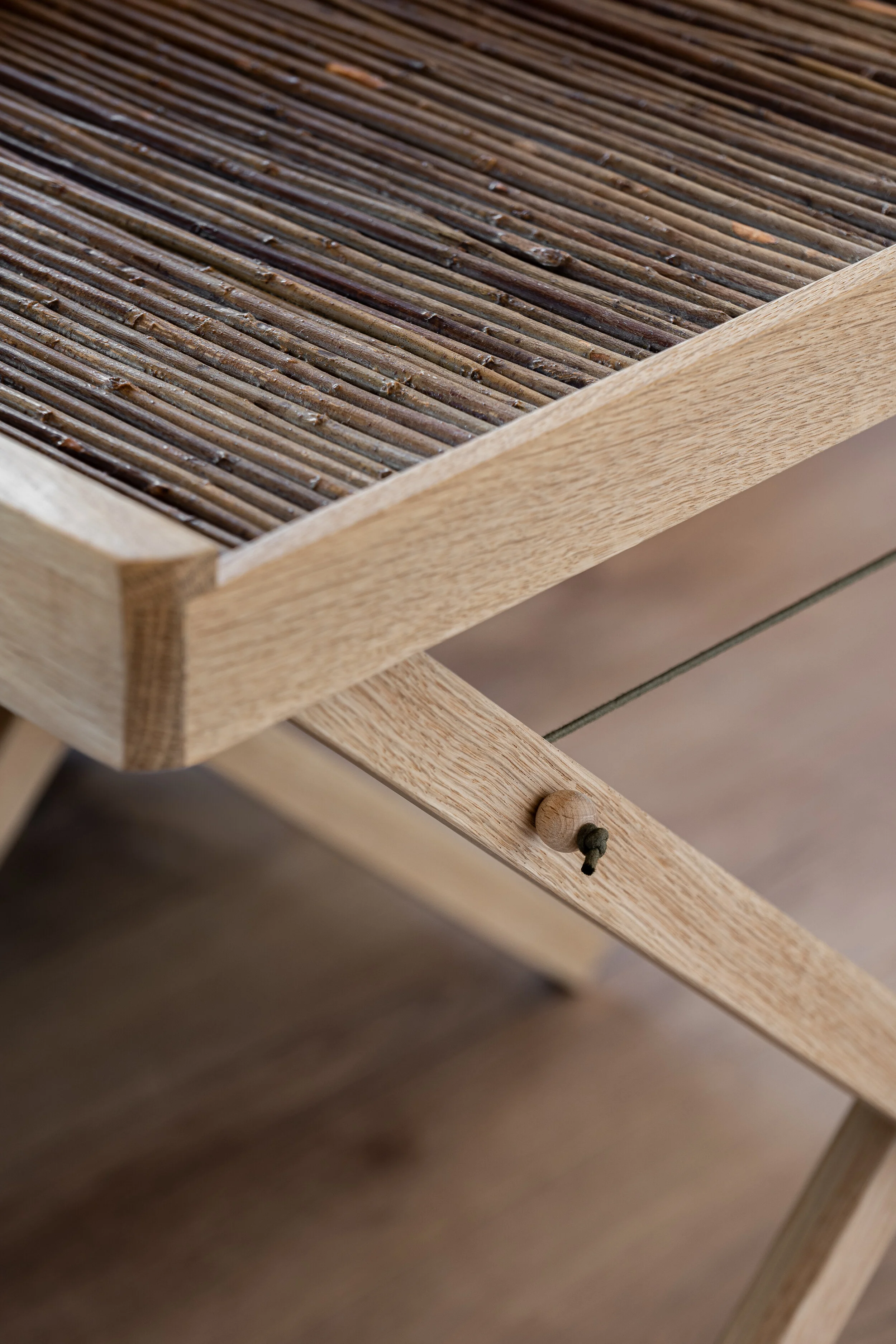 Mesita bandeja madera roble #otyludesign