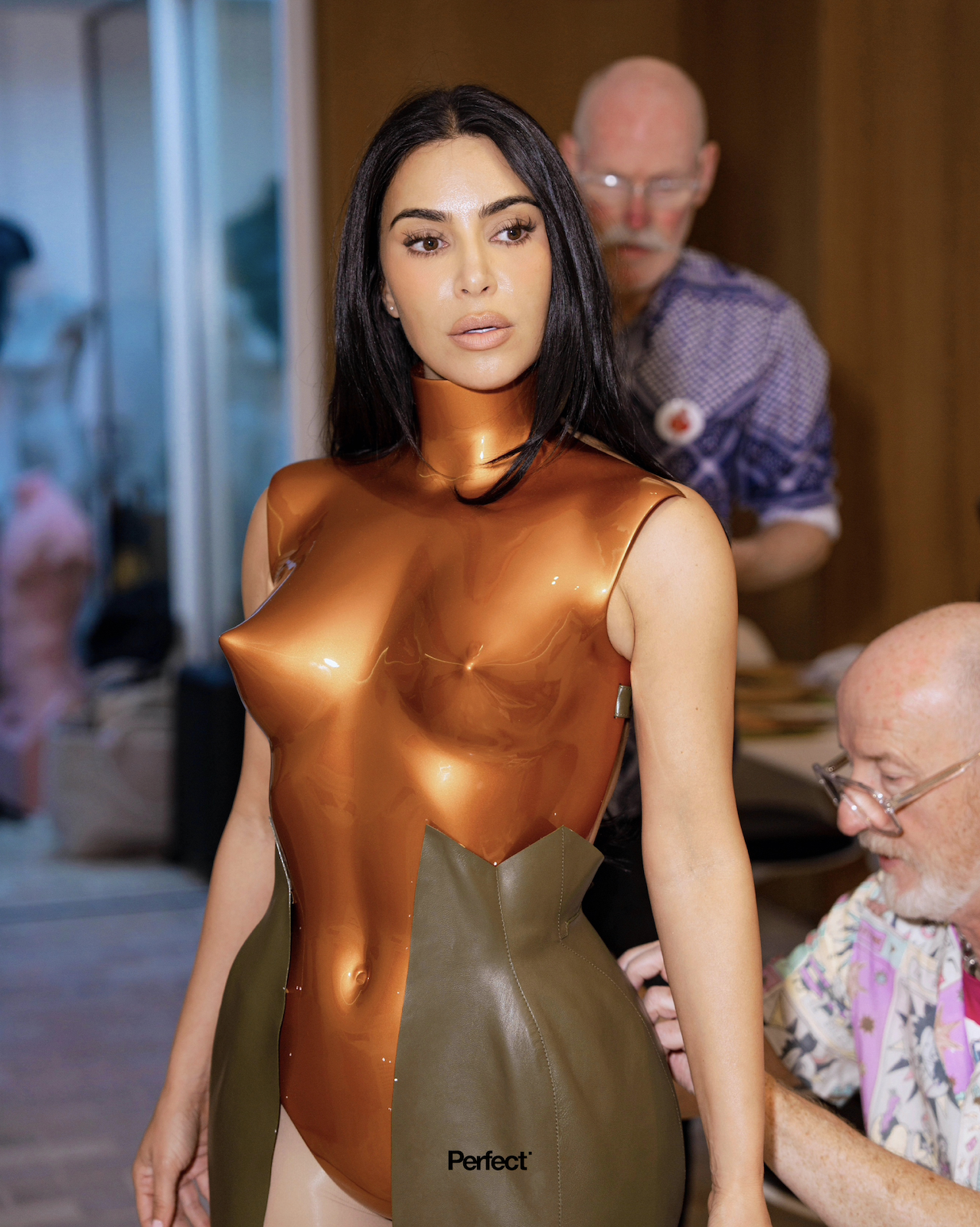Kim Kardashian’s day out in Dalston with Whitaker Malem.