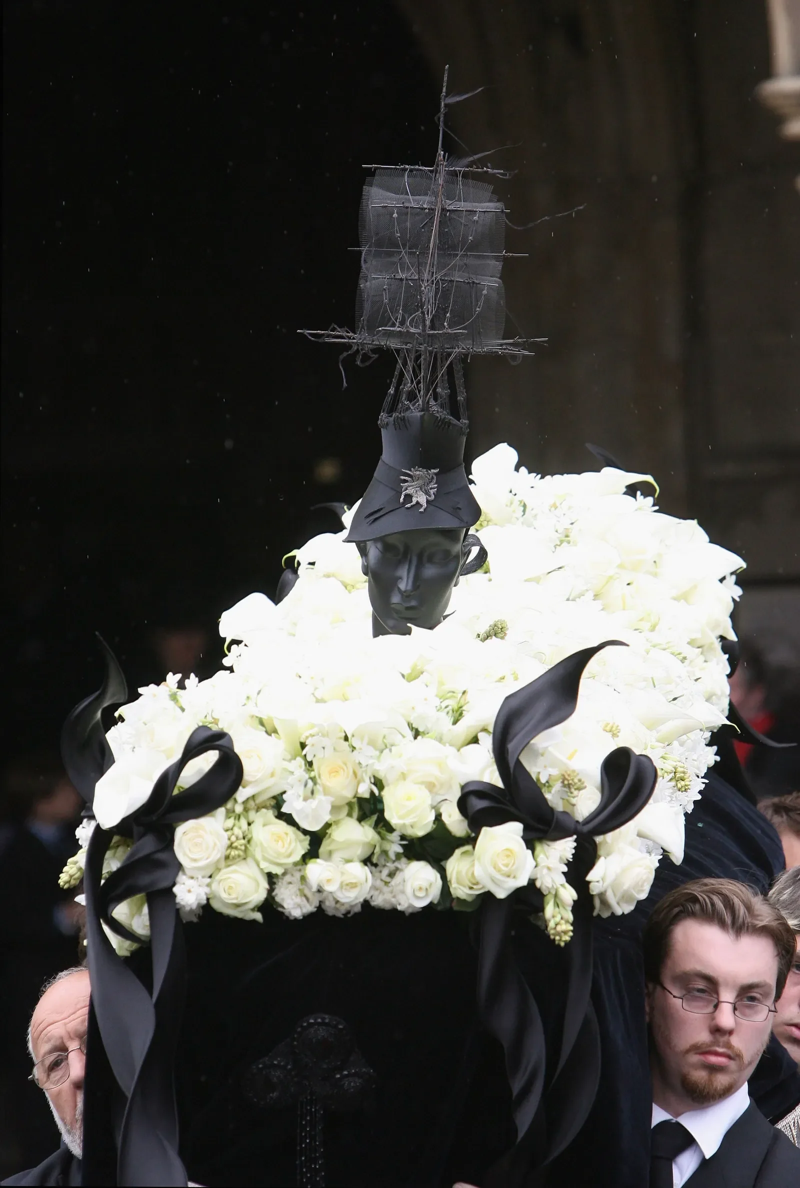  Isabella Blow’s funeral, 2007, via Getty Images