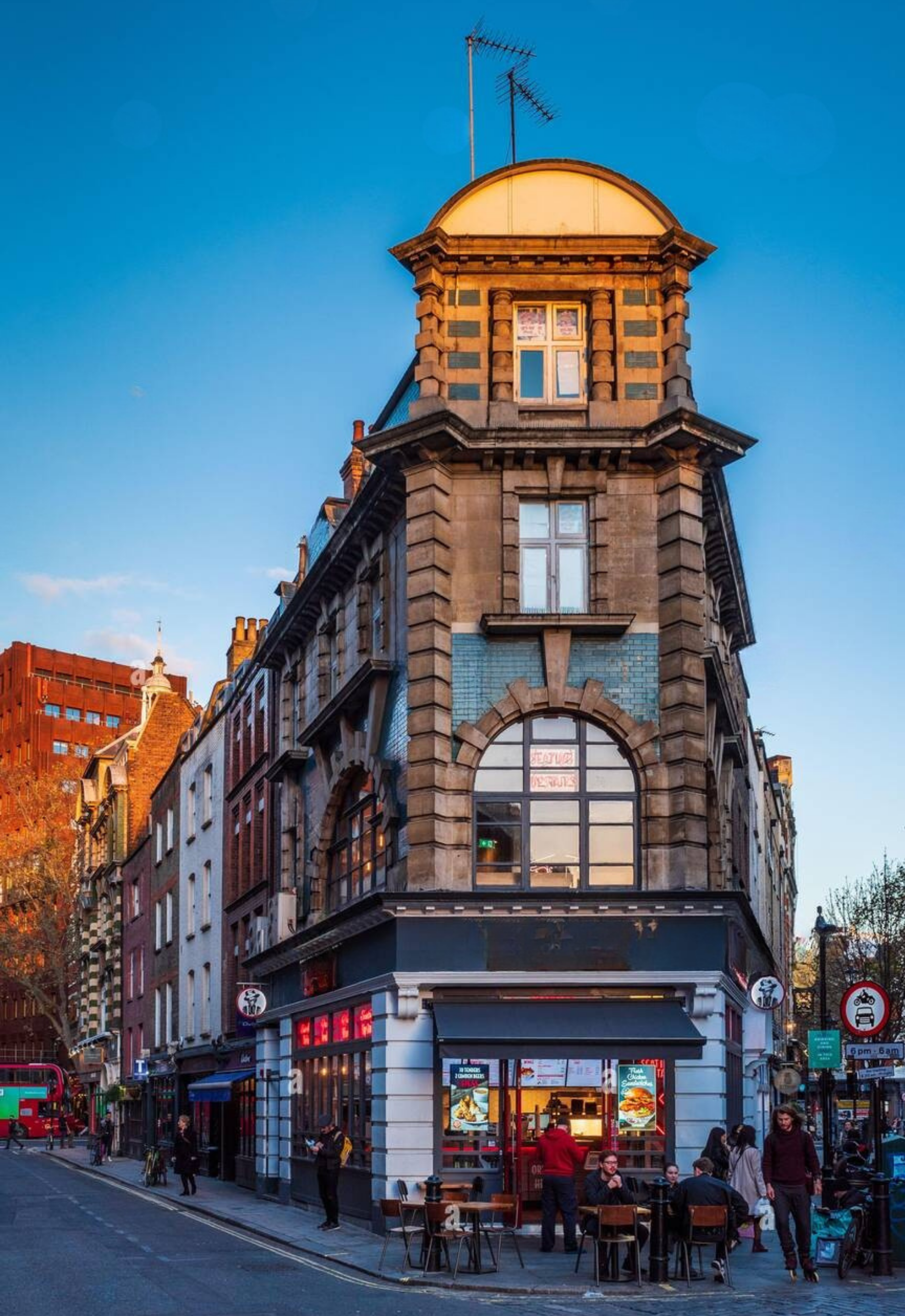 MOOR STREET TRIANGLE, Old Compton & Moor Street, Soho, London