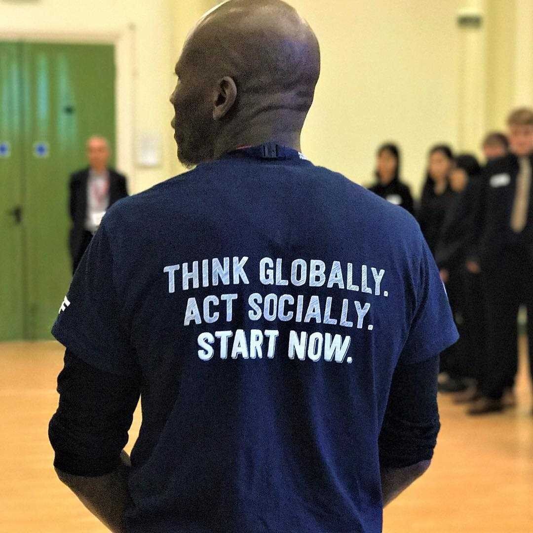 A powerful message... and a beautiful ethically sourced t-shirt! 😜 Grab yours on our @teemillstore shop today. 

Link in bio ✌️

#globalsocialleaders #gslgoals