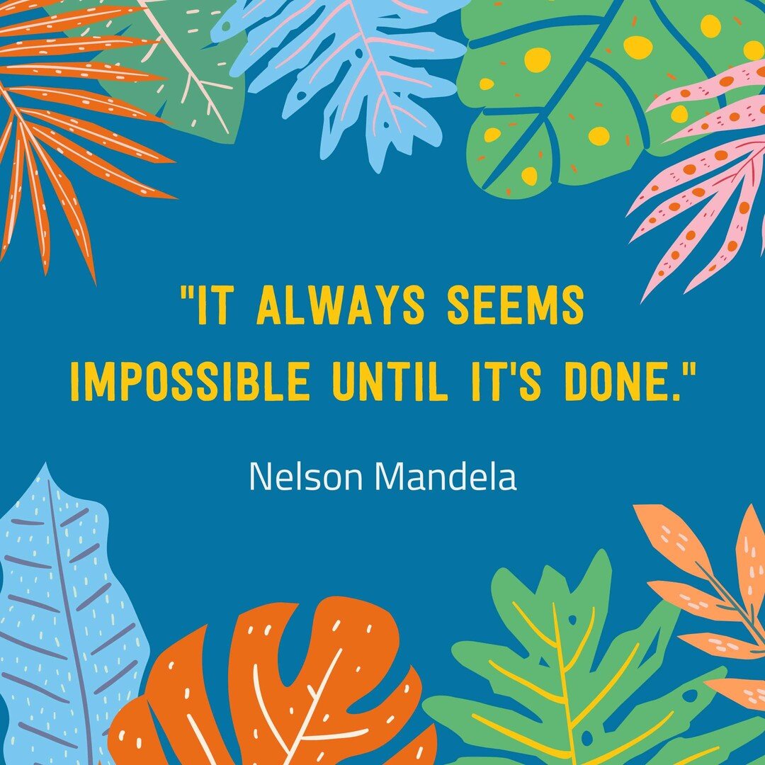 Happy Mandela Day! 💙🌎 Today remember that you have the POWER to transform the world, and the ability to make an IMPACT #mandeladay