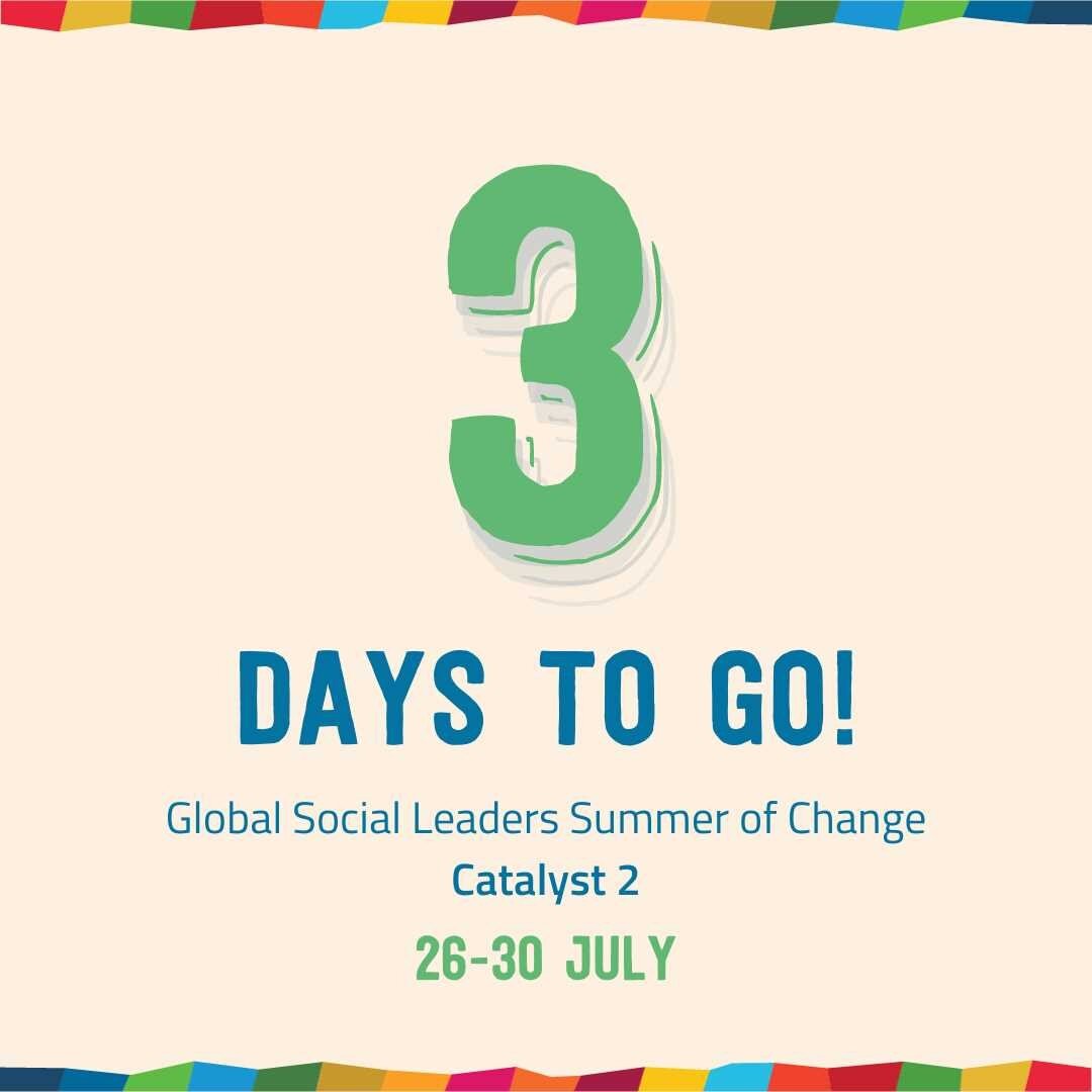 3️⃣ days until catalyst no.2 of the GSL Summer of Change - so excited to meet the participants from 16 countries around the world 🥳

#gslsummer #gslcatalyst #globalsocialleaders