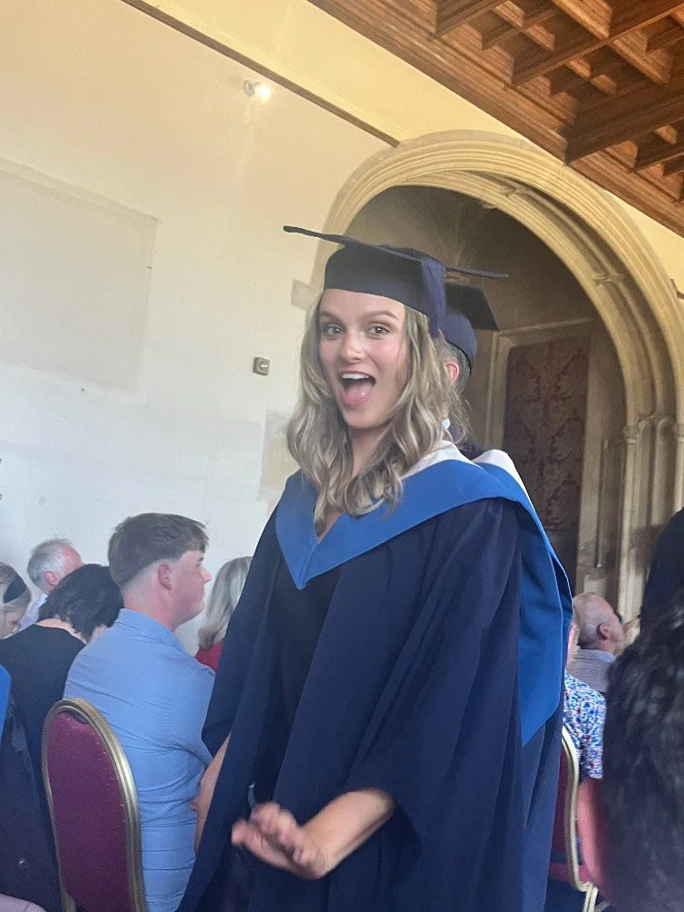 Issy graduated yesterday with a 2:1 in Film Making Production from Bristol Film School (aka @boomsatsuma ) . We&rsquo;re so proud of you !!!