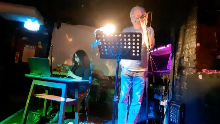 Some clips from @spirit_of_gravity_brighton last week at @therossibar of me and Jason performing  our latest collaboration project &lsquo;Night Bus to Bognor&rsquo; (follow up to &lsquo;Daytrip to Europa&rsquo;). Thanks @thecharlie1988 for the clips 