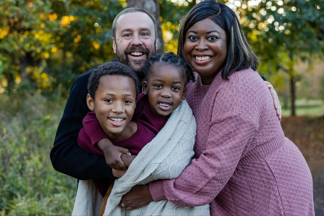 Caught some fall sunshine and colors in #forestpark with this cute crew 🍁🍂