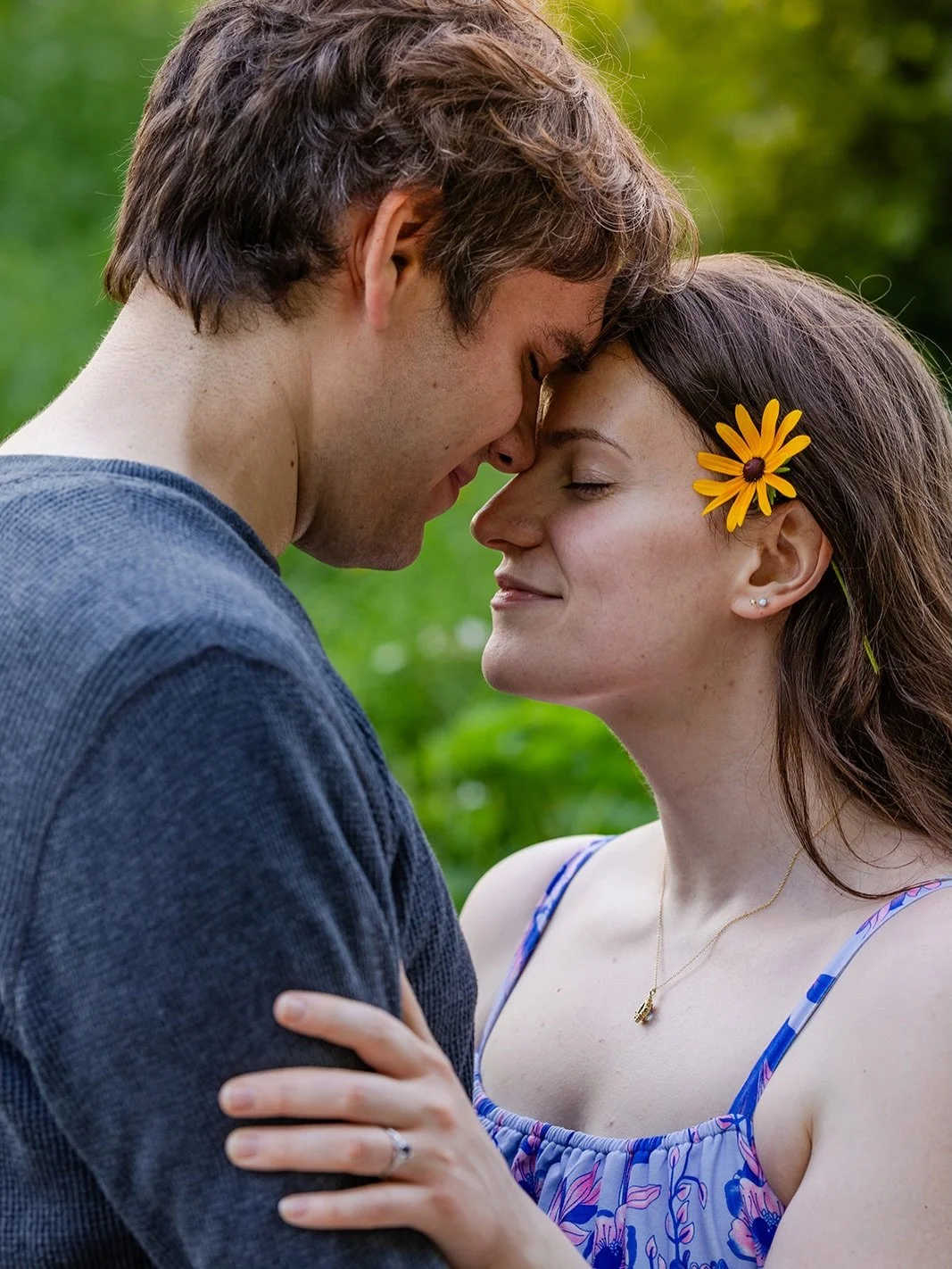 A little summer glow magic with Amelia and Ben. Can&rsquo;t wait to celebrate these two next May!