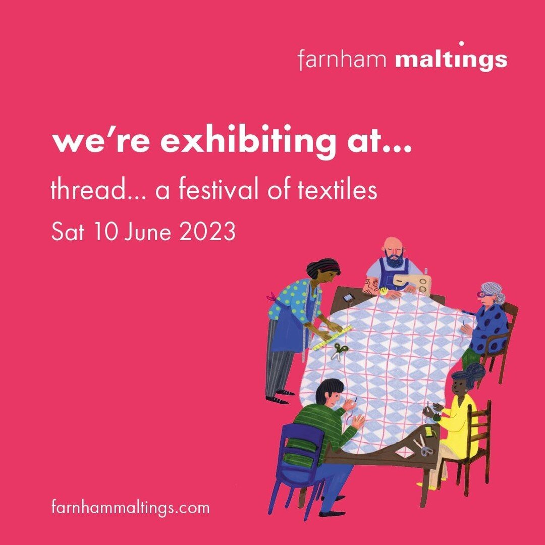 A month today I'll be setting out my stall at Thread Festival of Textiles at Farnham Maltings. Always a great day of fabric delights (I'll end up buying lots of things from other stalls!). I'll be bringing my whole range of Stitchbooks, including exa