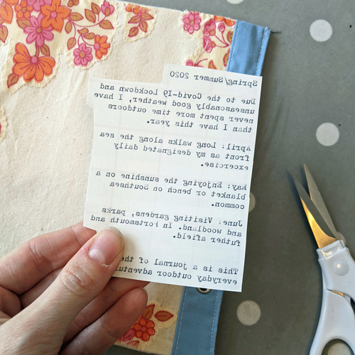 Typewriter Text using Transfer Paper — Stitchbook Studio