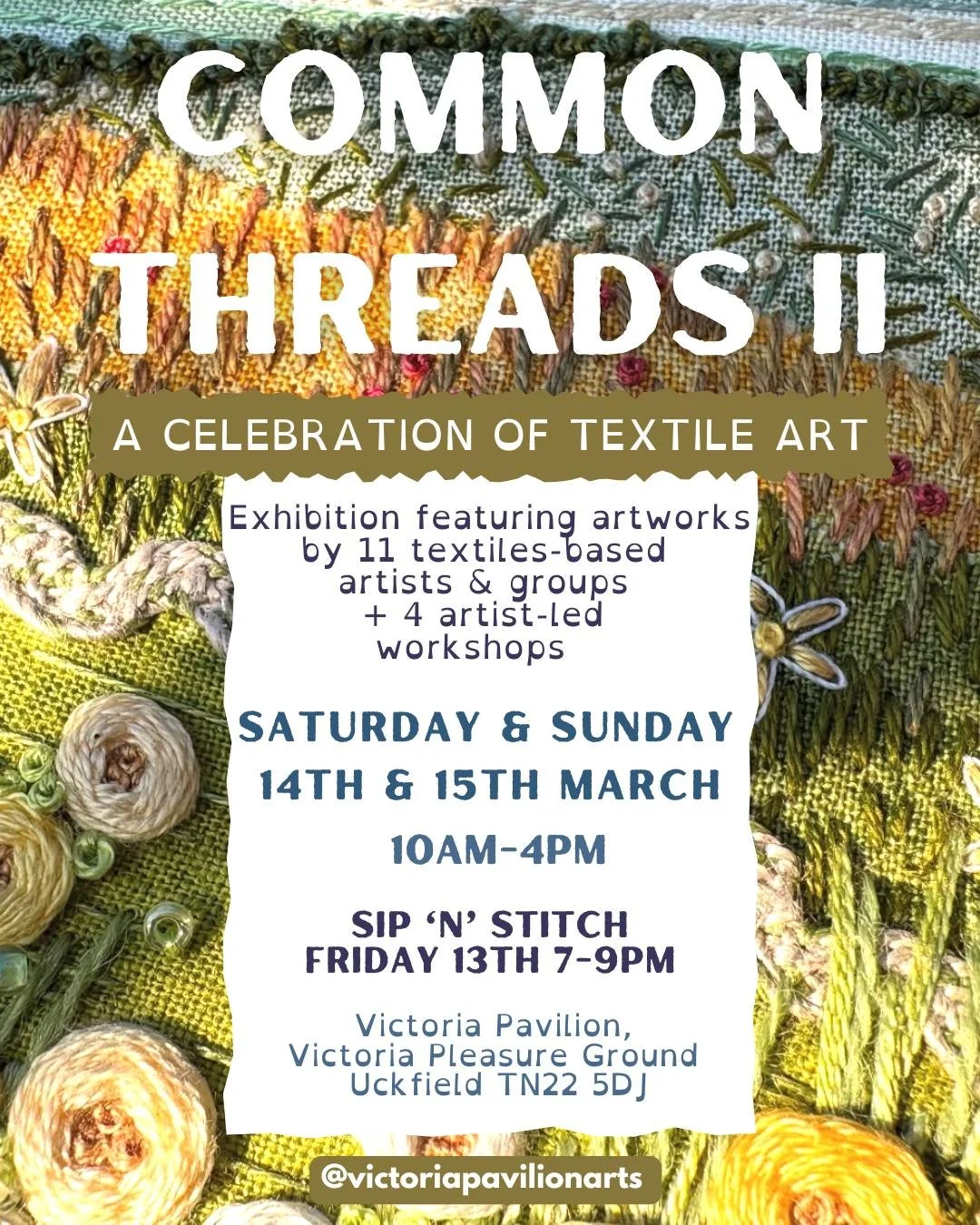 Common Threads II Exhibition — Stitchbook Studio