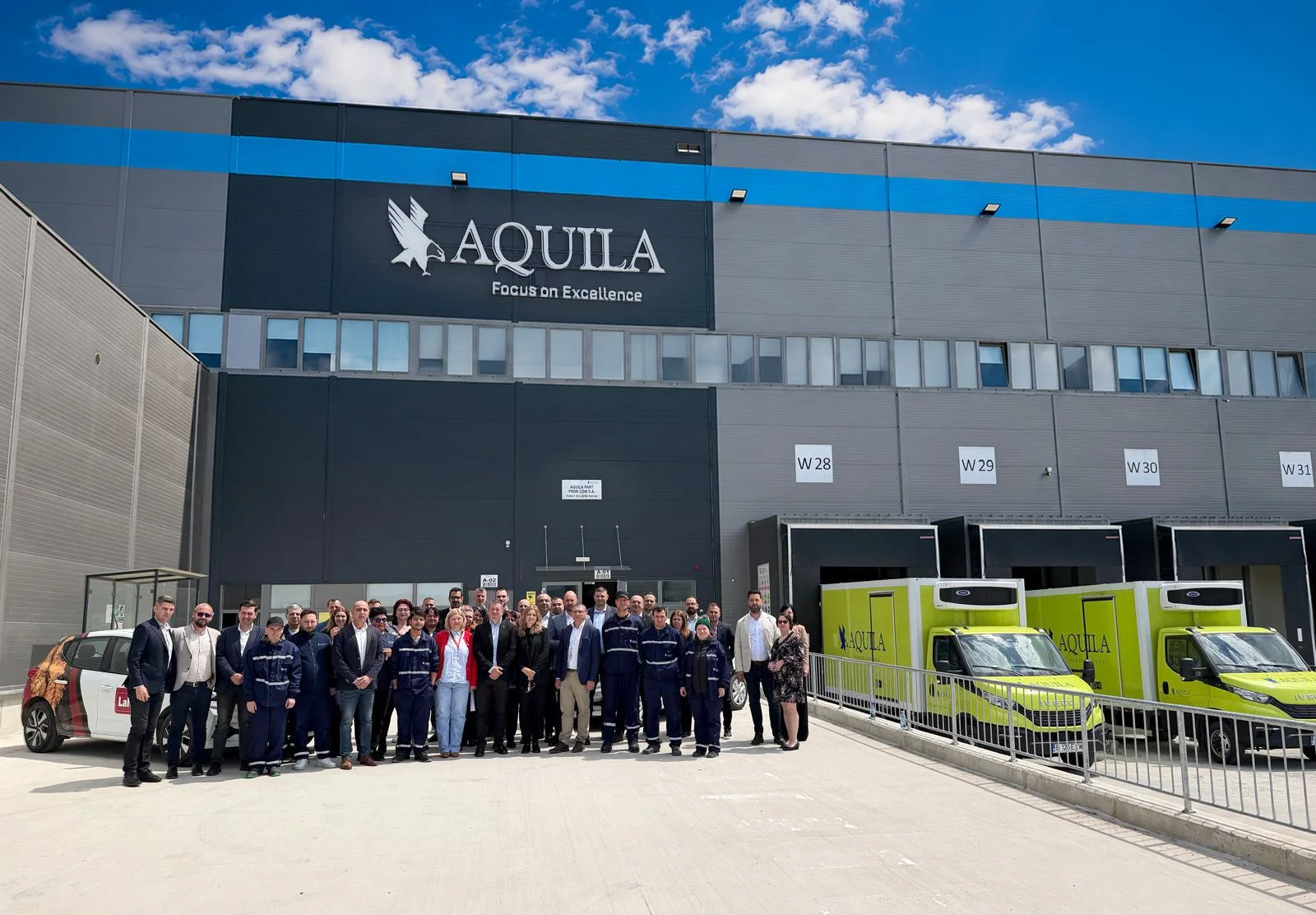 AQUILA is expanding its operational capacity in Eastern Romania by optimizing operations in a new logistics center in Bacău County