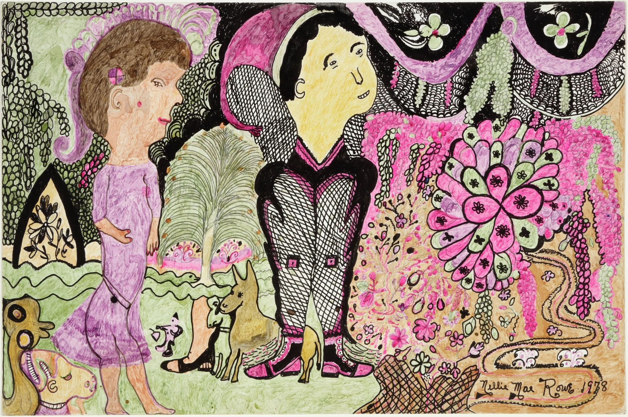 Private Tour of Nellie Mae Rowe Exhibition at High Museum of Art