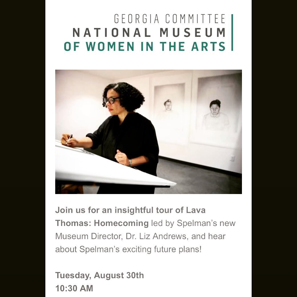 We are kicking off our programming year at The Spelman Museum of Art. Learn more about our programs and organization at GANMWA.org. Consider becoming a member to join us for a year of great events!

#gawomeninthearts #womeninthearts #georgiawomenarti