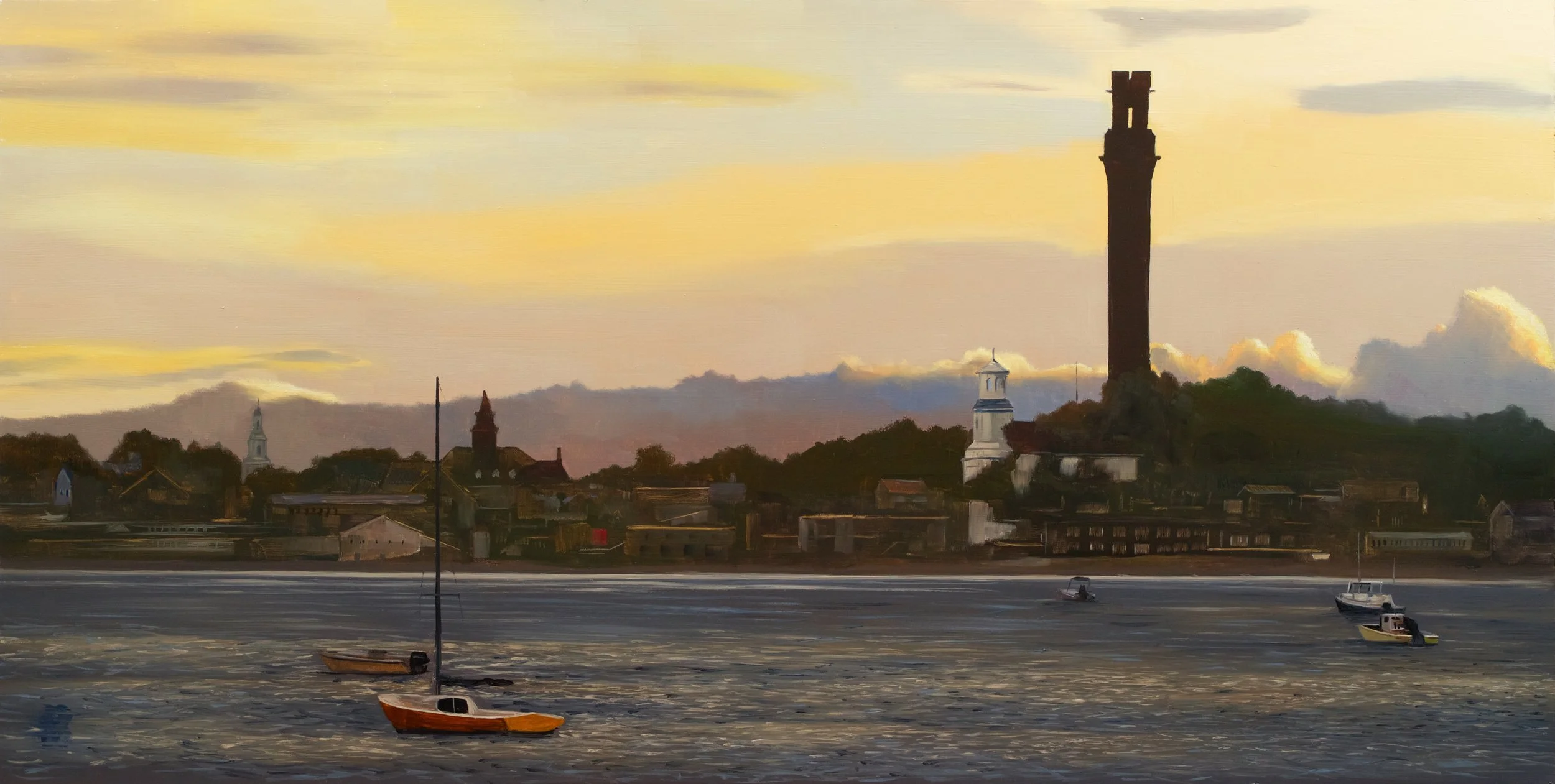 Provincetown Sunset, 12 x 24, SOLD