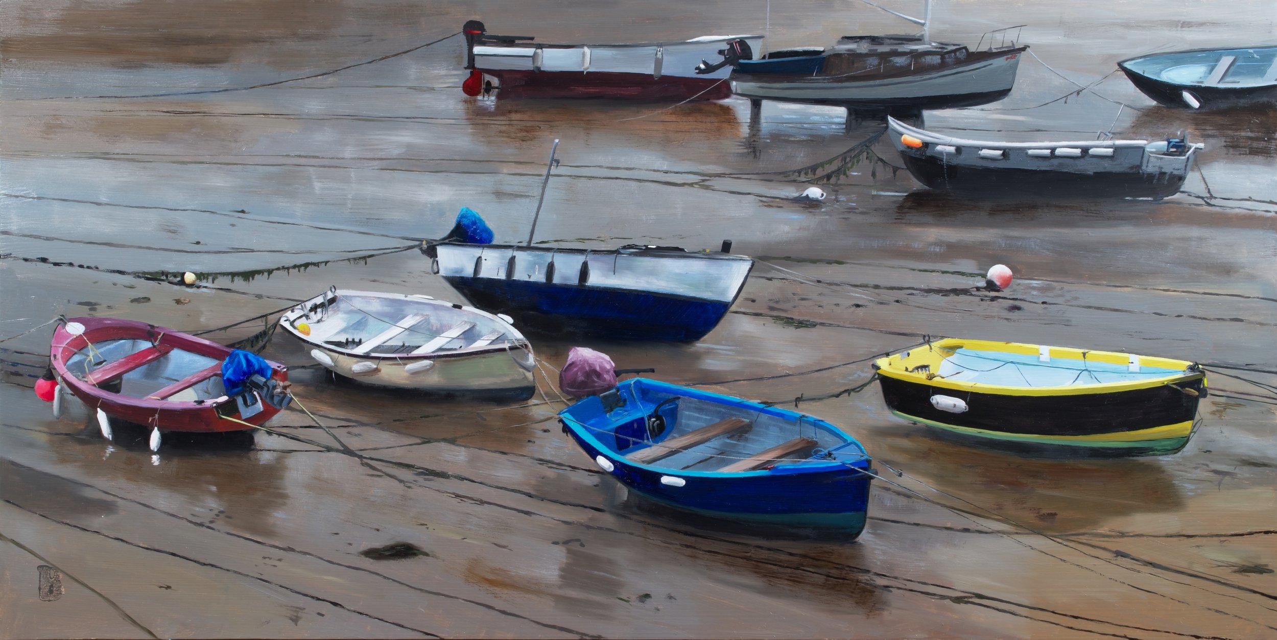 Mousehole, 12 x 24, SOLD