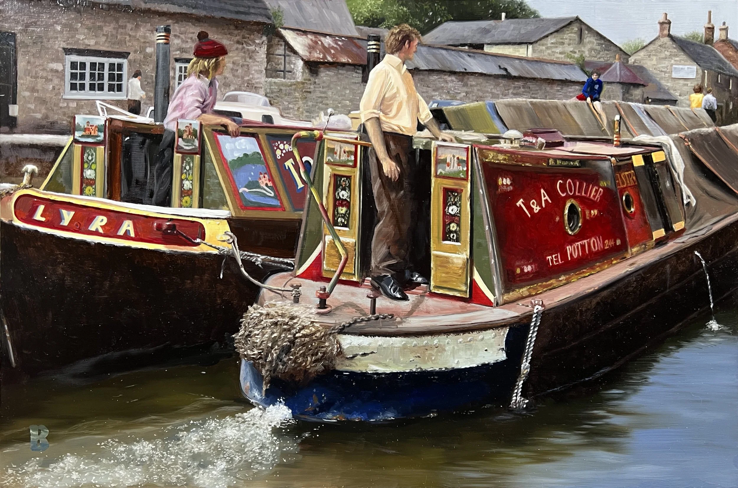 Stoke Bruerne, 12 x 18, SOLD
