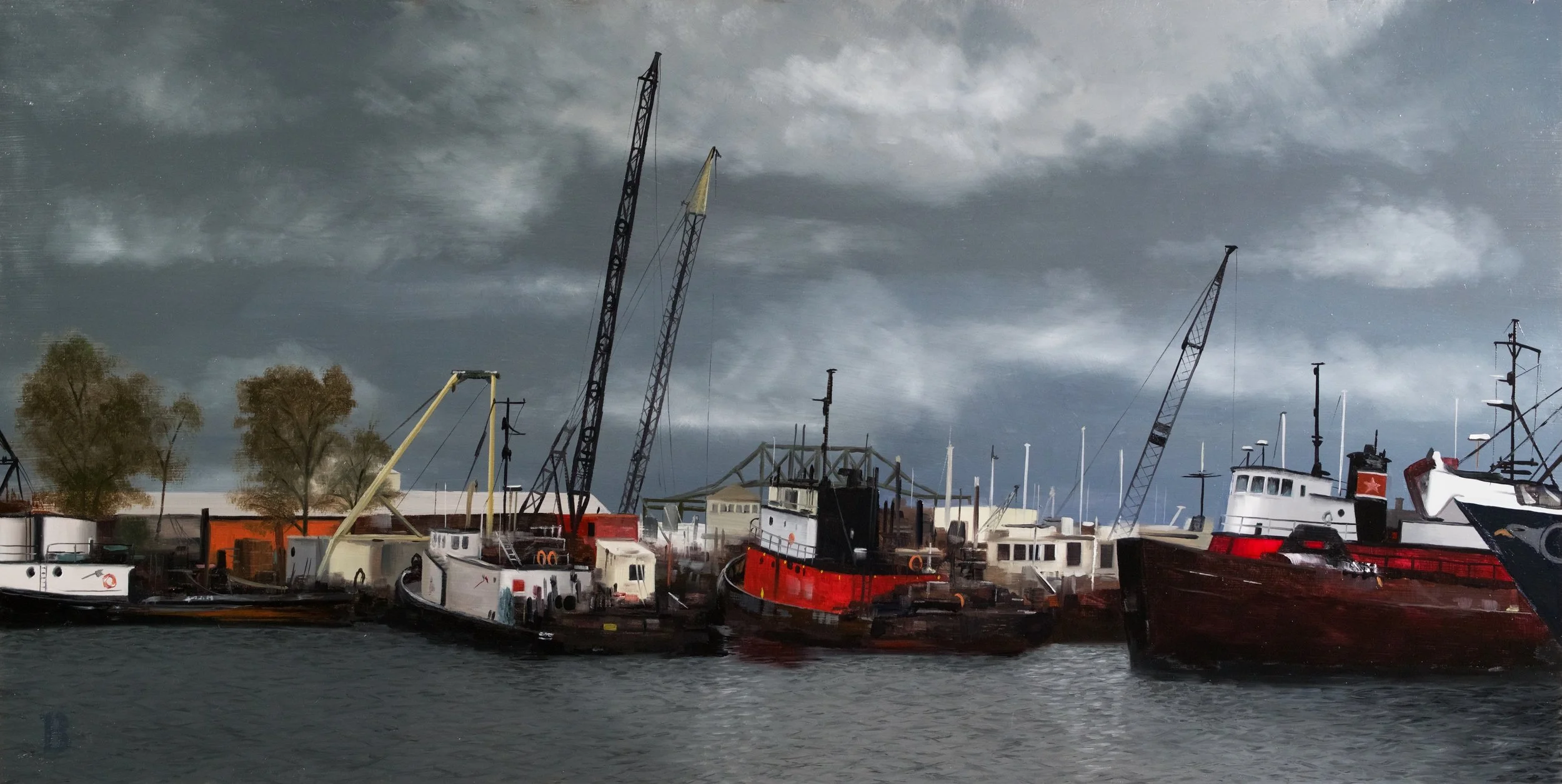 Safe Harbor, 12 x 24, SOLD
