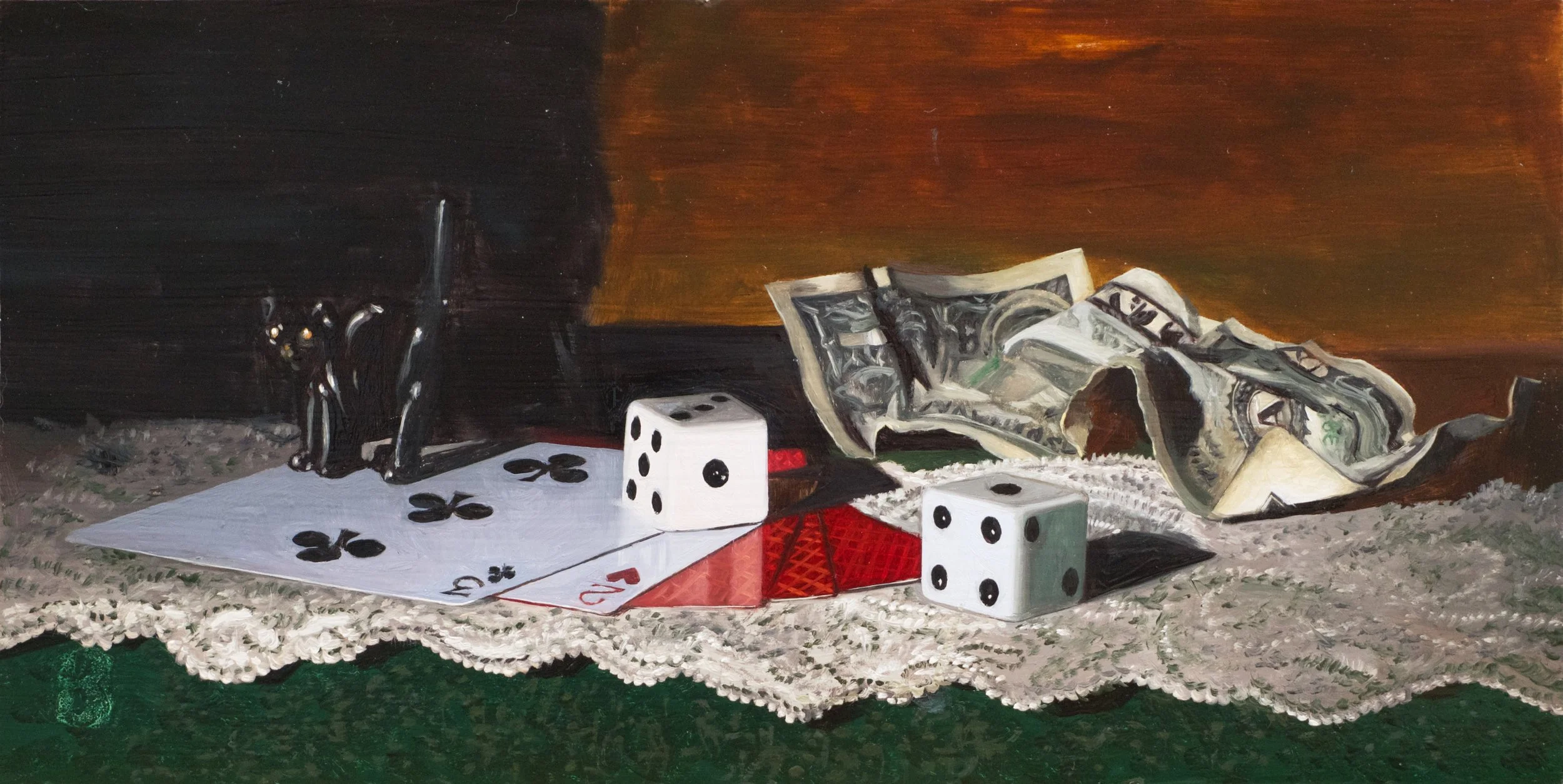 As Luck Would Have It, 6 x 12, SOLD