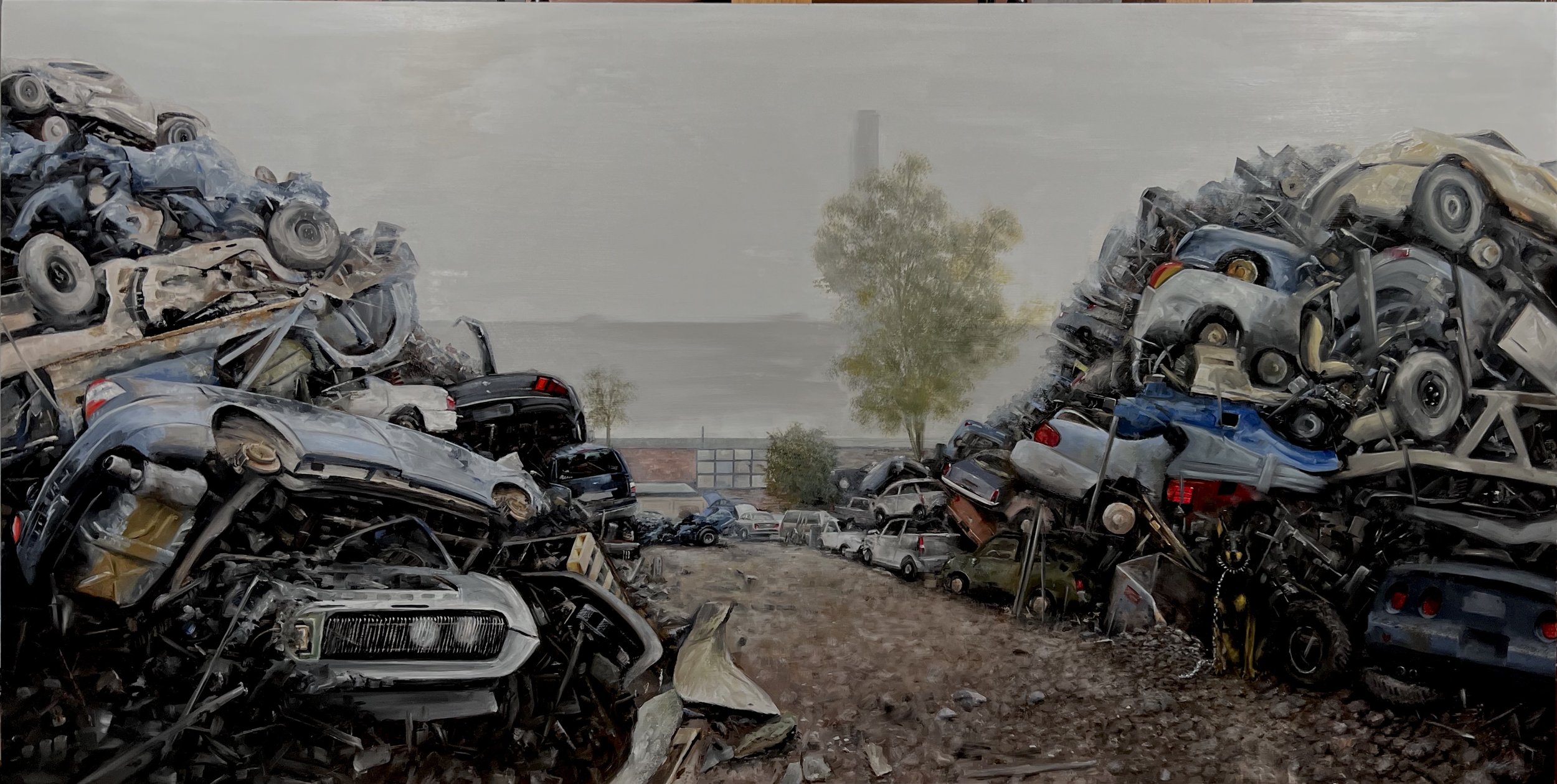 Junk Yard, 24 x 48