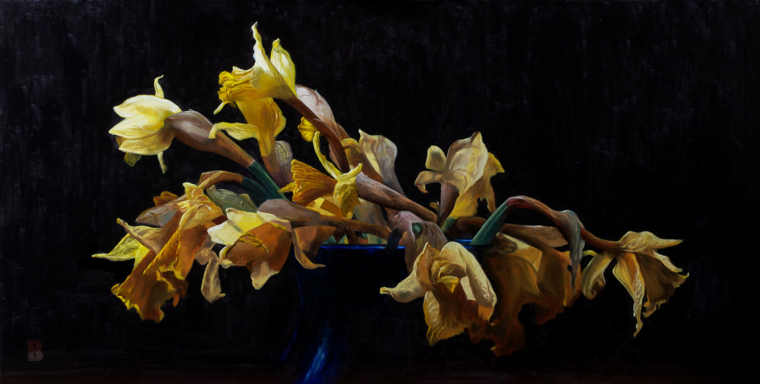 Narcissus, 12 x 24, SOLD