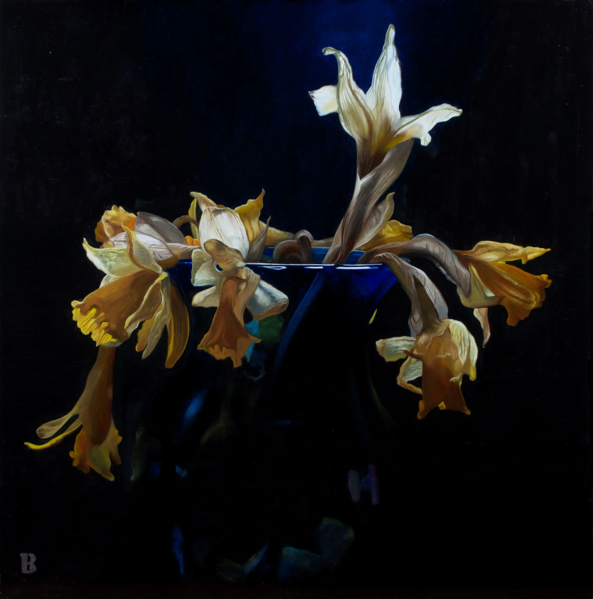 Spring Narcissus, 18 x 18, SOLD
