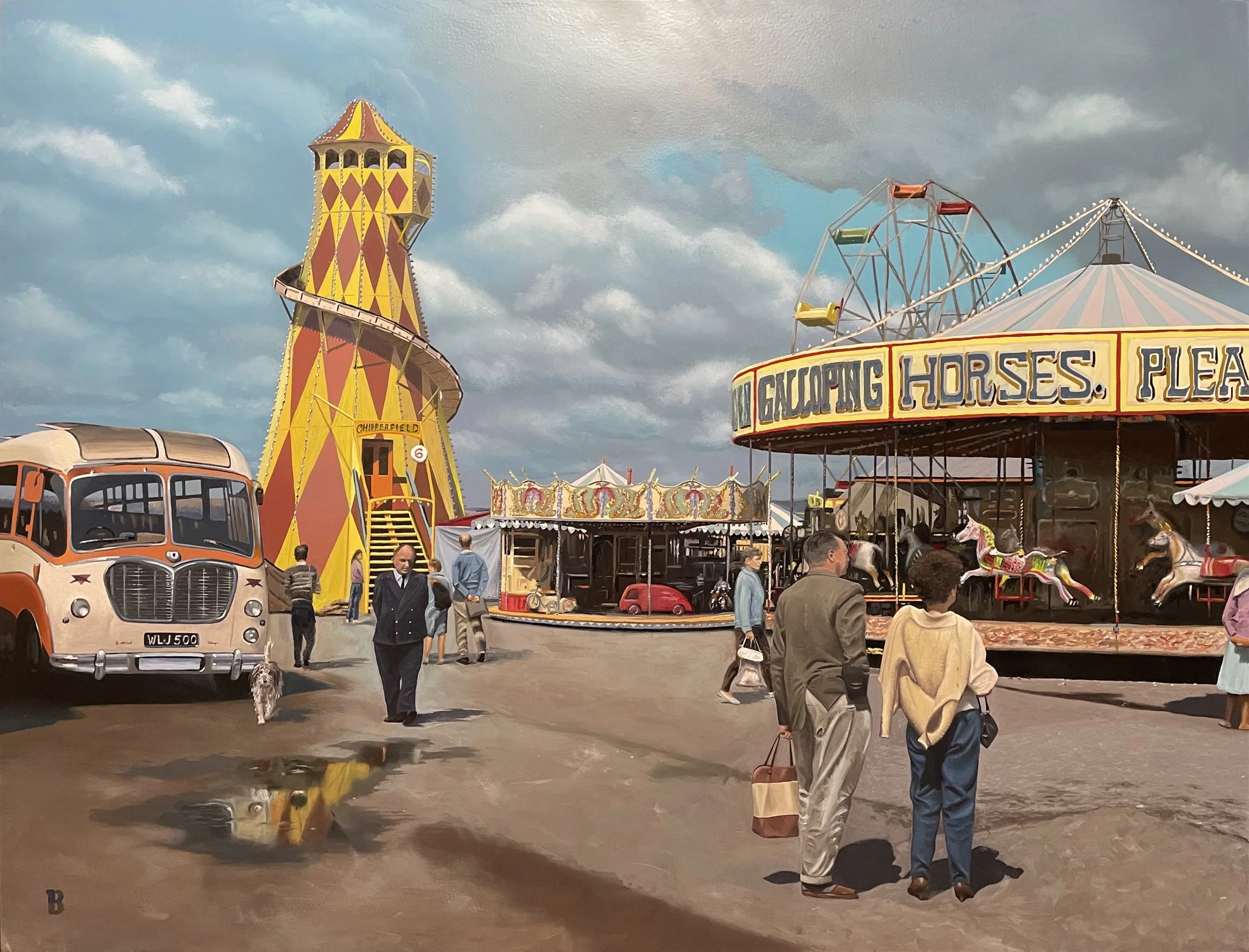 Weymouth Carnival 1962, 24 x 32, SOLD