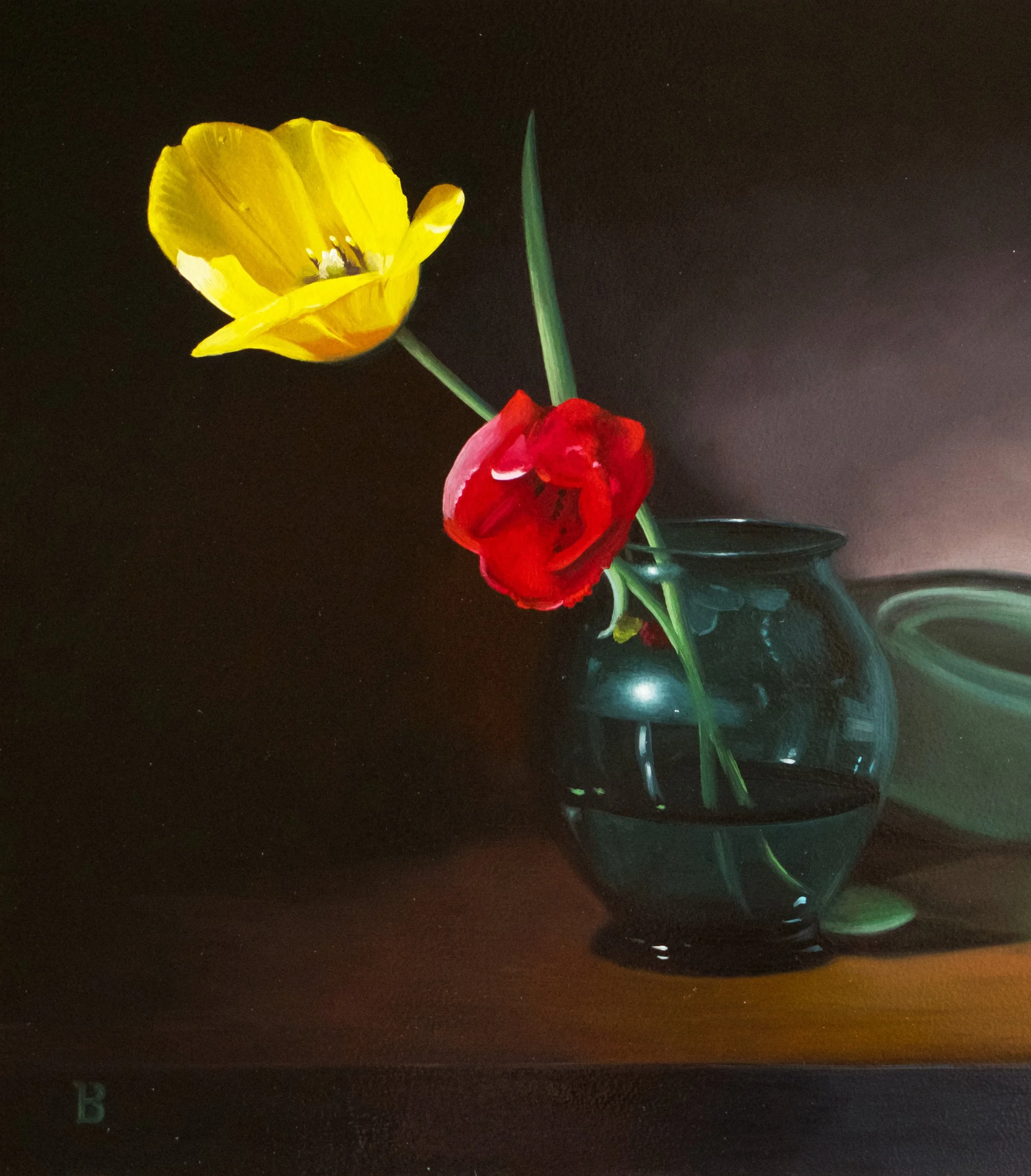 Tulips, 11 x 12, SOLD