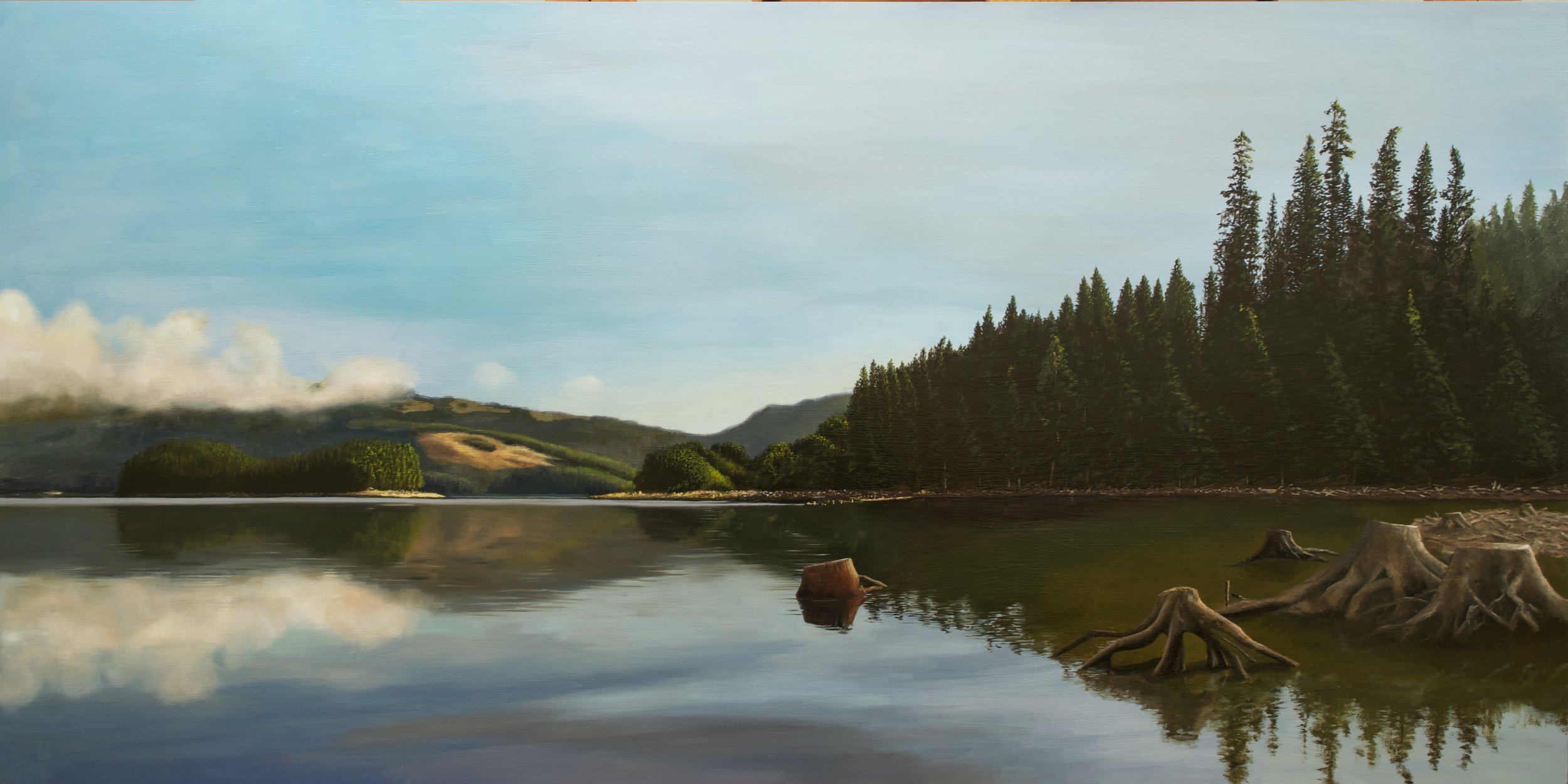 Swift Reservoir, 24 x 48
