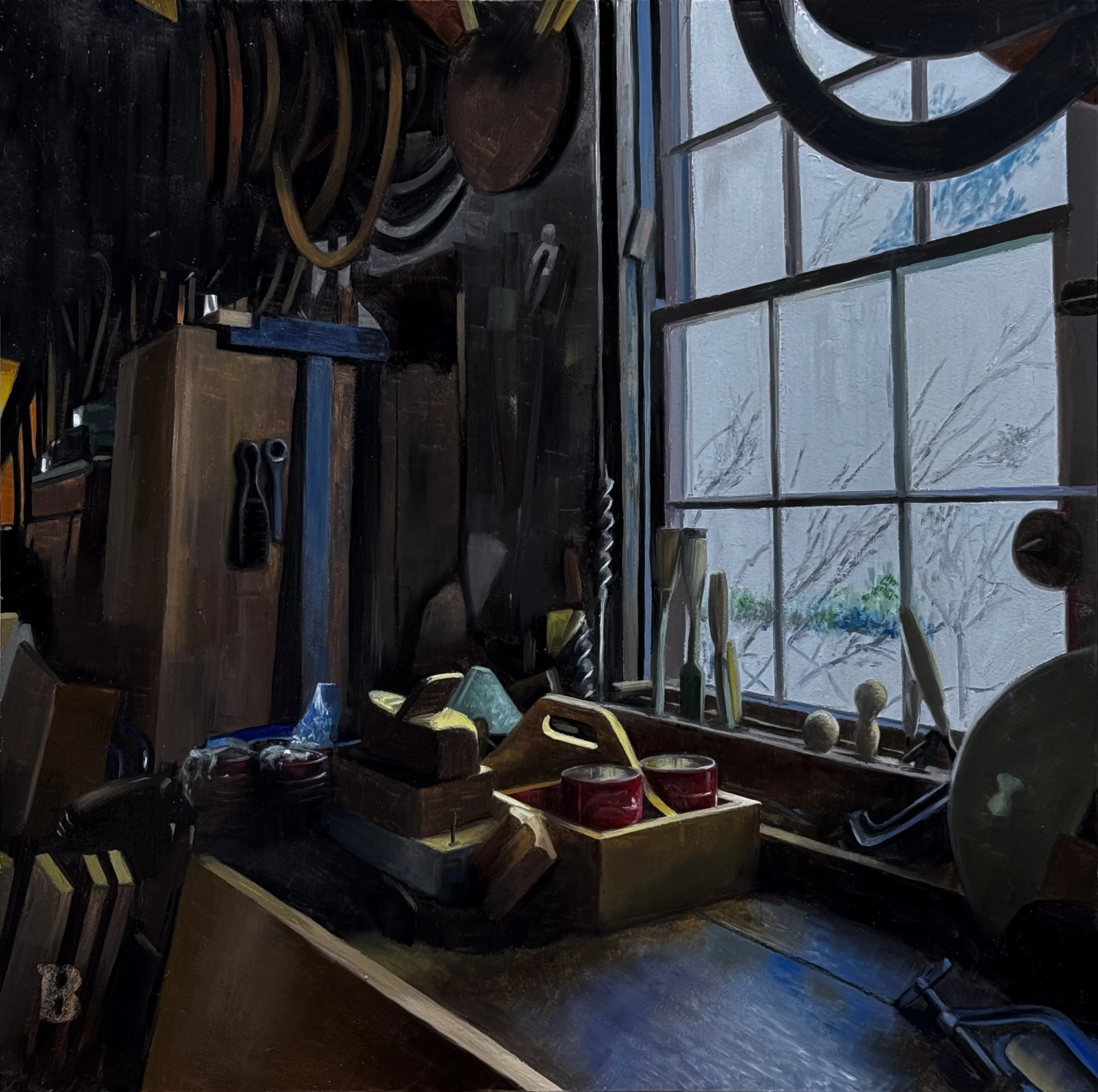 Schwamb Mill Workbench, 12 x 12, SOLD