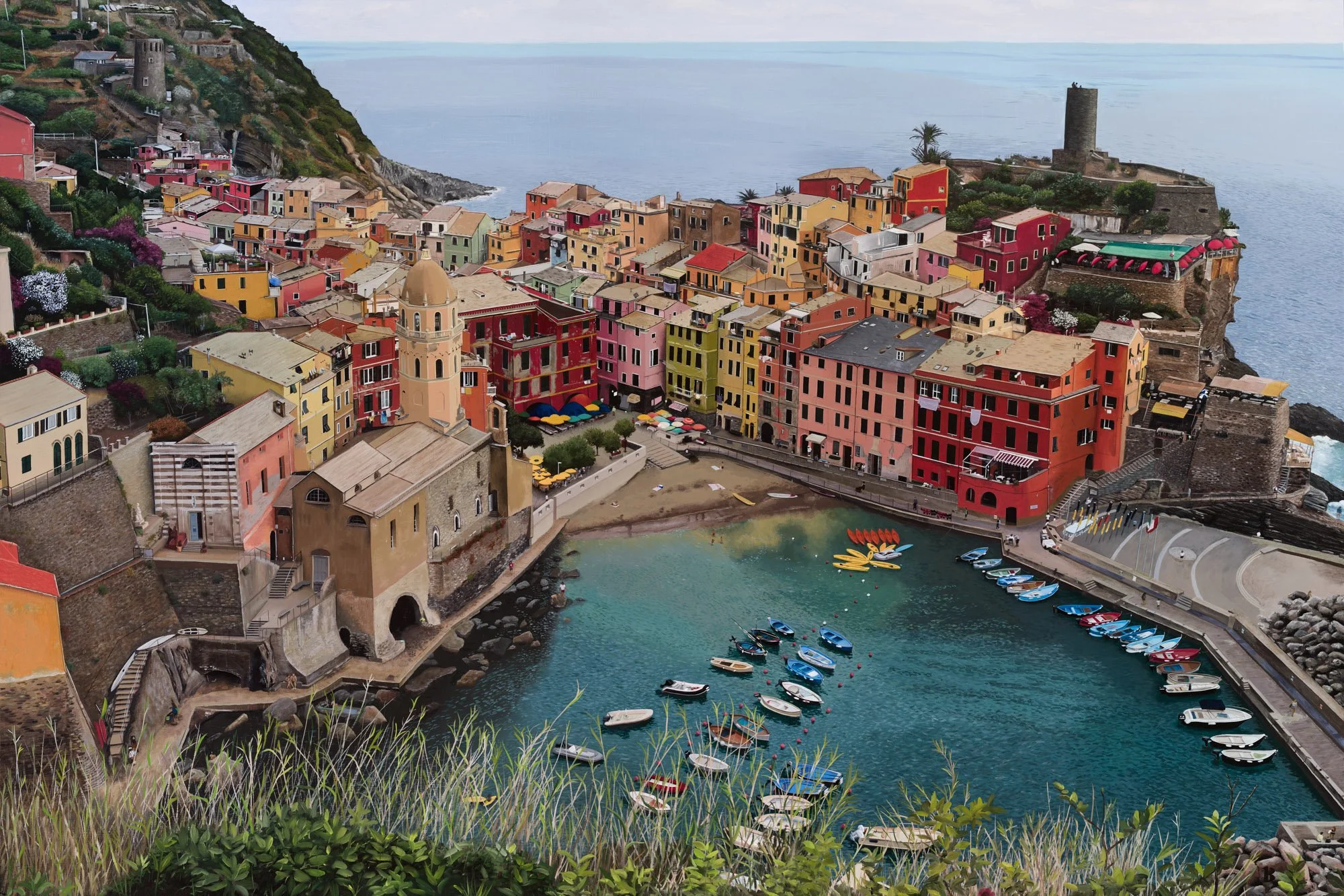 Cinque Terre, 32 x 48, SOLD