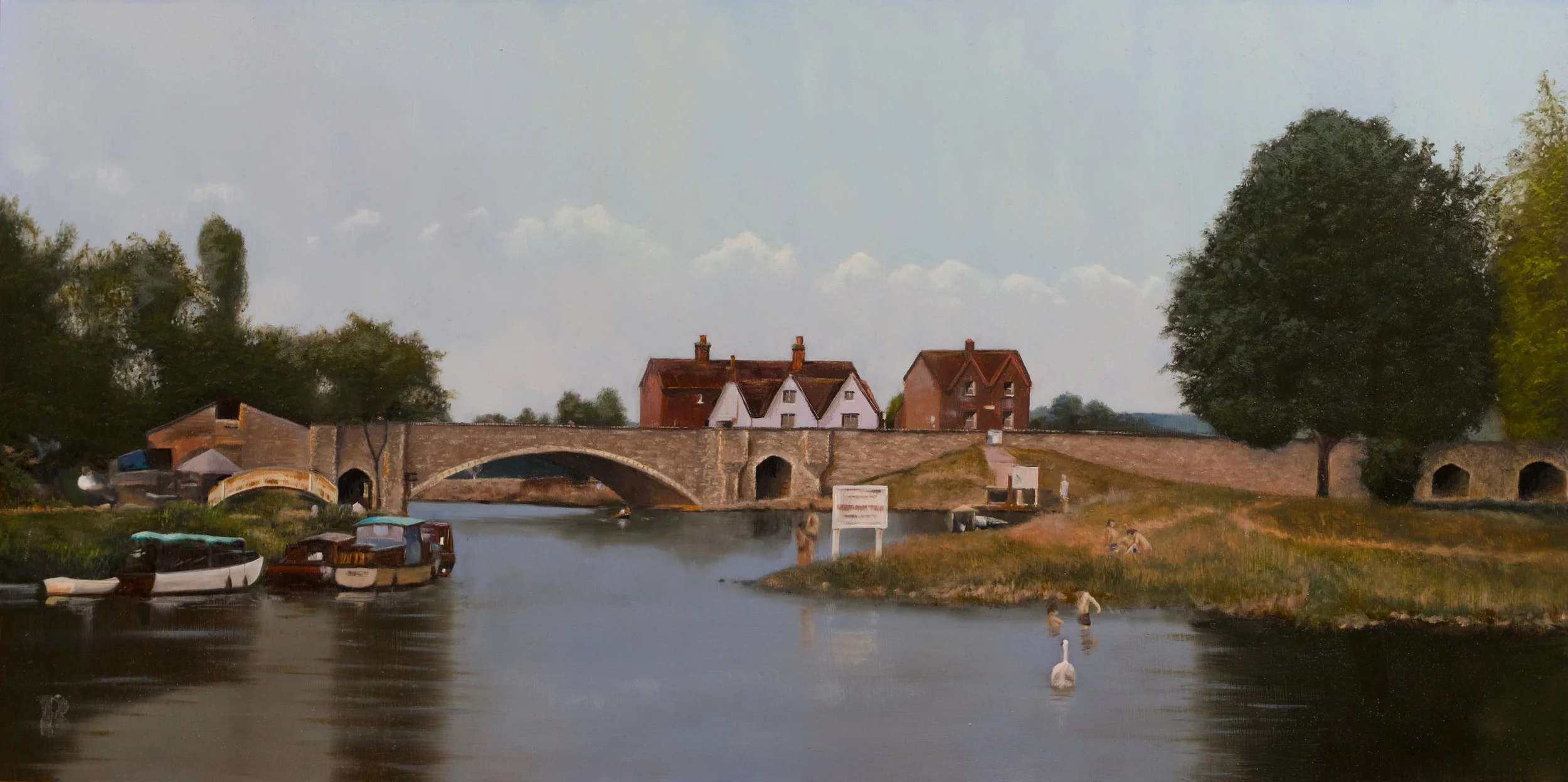 Abingdon Bridge, 12 x 24