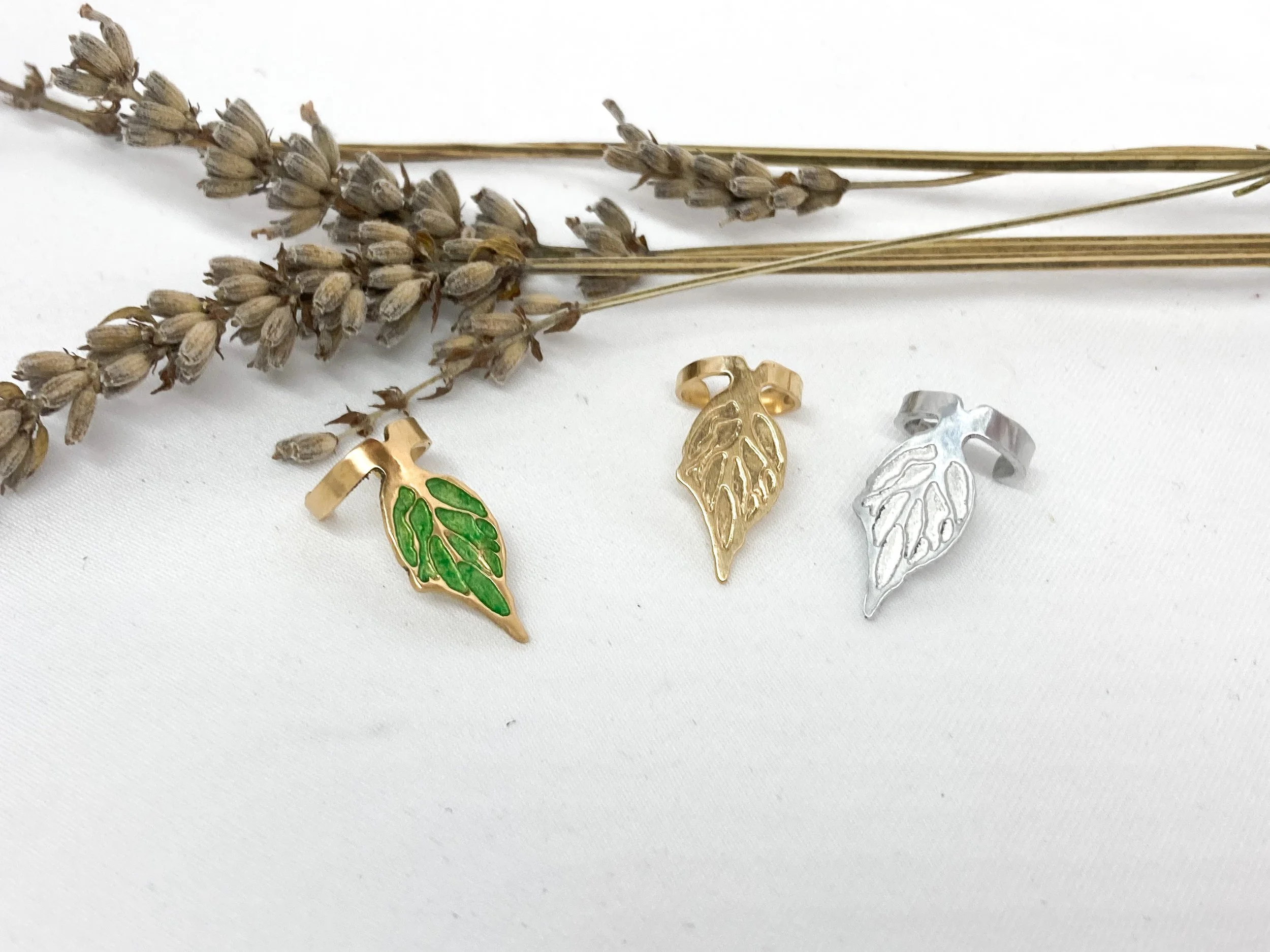 Leaf Ear Cuffs