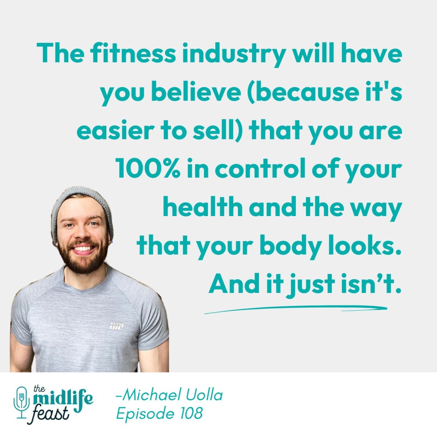 💥💥💥

It's also very easy to believe (thanks to diet and fitspo marketing) that we're the problem if the numbers on the scale aren't moving.

But if you listen closely, you'll find that the industry never talks about the role of genetics, access to