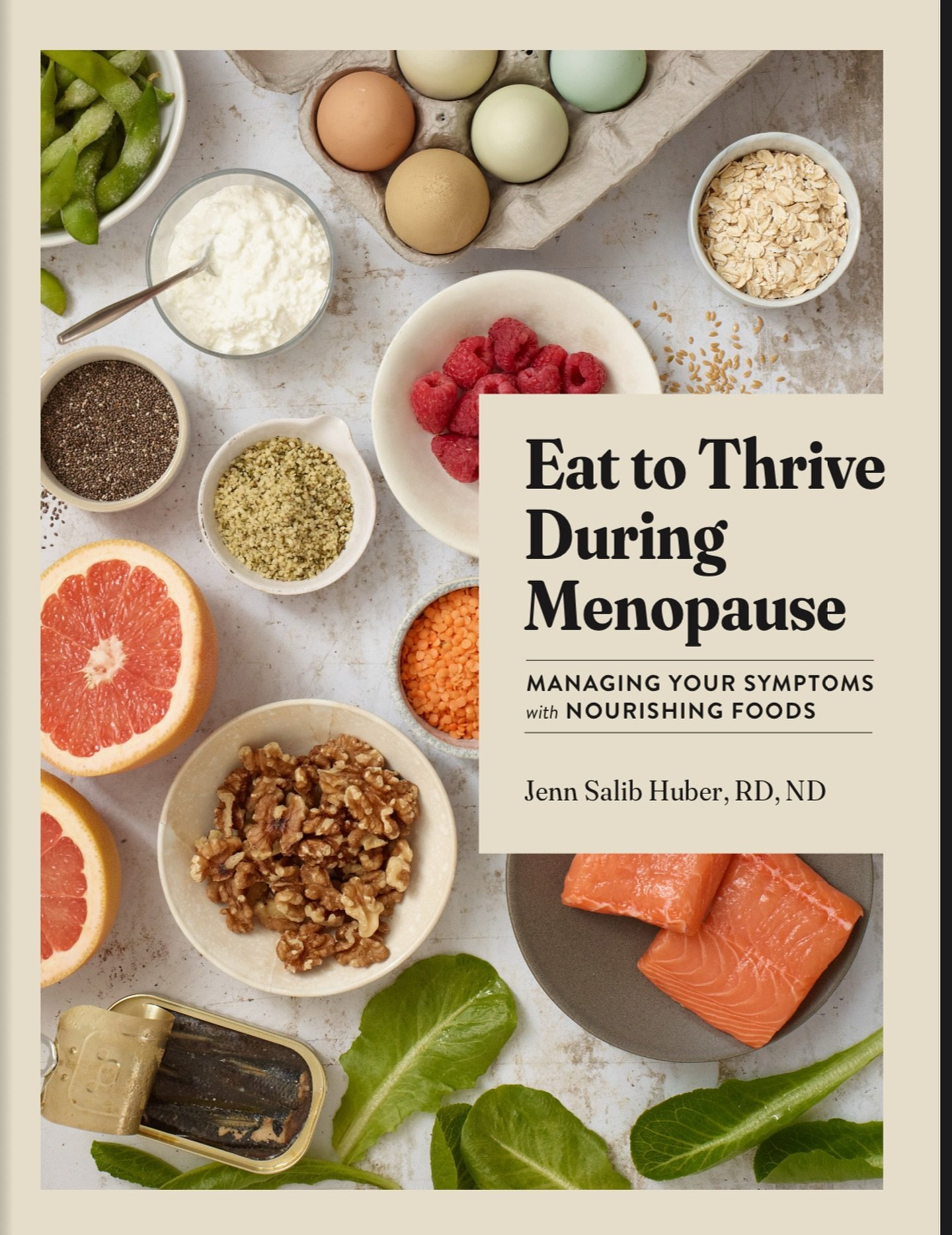 Exciting news! I wrote a book! 🎉

I&rsquo;m over the moon to share that my very first book, Eat to Thrive During Menopause, is officially coming your way on October 21st! 

📚Eat to Thrive During Menopause is my science-backed, heart-and-soul collec