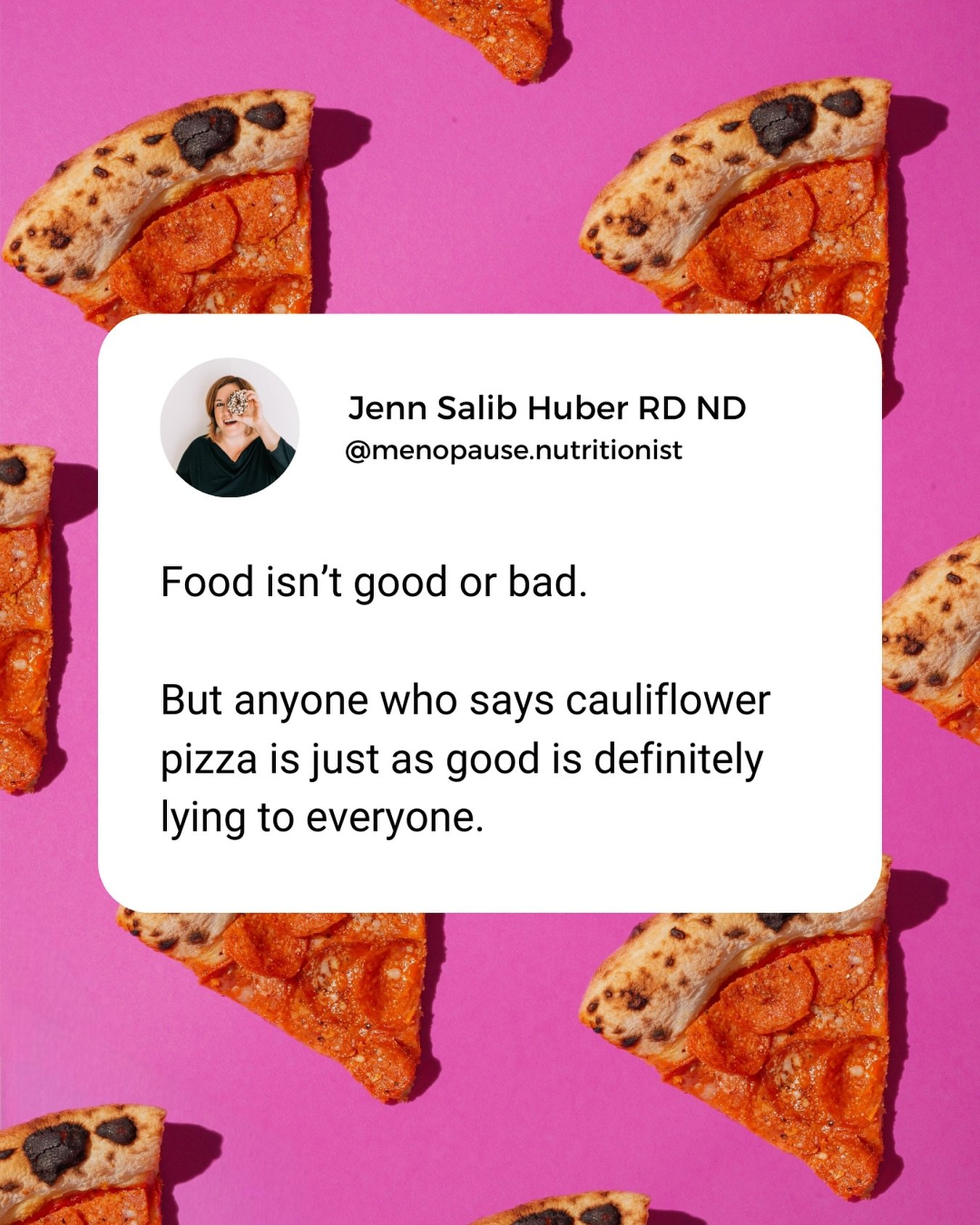 Let&rsquo;s stop putting so much pressure on cauliflower, ok? 😆

Anyone else do Friday night pizza night? 

What&rsquo;s your favourite combo? How do we feel about pineapple? I&rsquo;ll put a poll up in my stories. 📊

#foodjoy #intuitiveeating #und