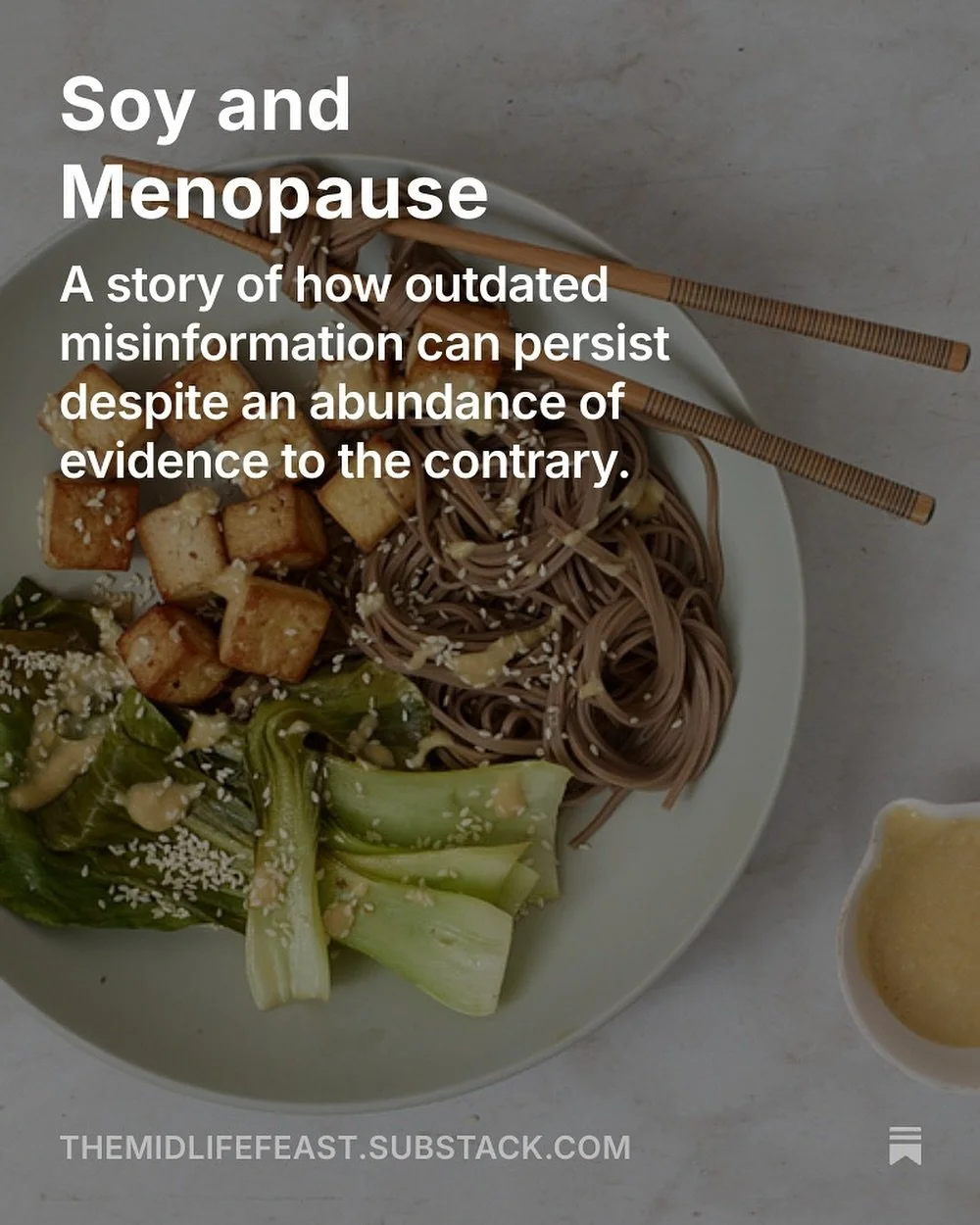 Answering the most common FAQ I get as a menopause dietitian and naturopathic doctor.

At least once a week, someone will ask me about soy&rsquo;s safety. Most have heard from a friend, doctor, or the internet that it&rsquo;s not good to have too muc