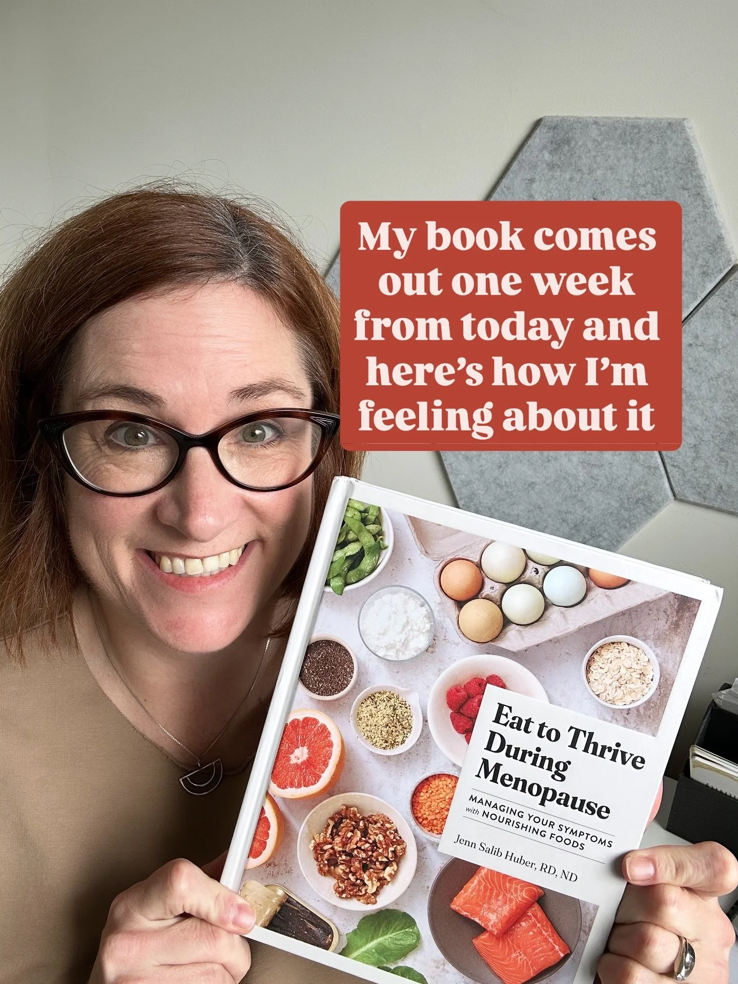 I wish someone had told me how emotional I would feel leading up to pub day&hellip;

I&rsquo;m definitely feeling all the feelings these days 🤣

I&rsquo;m excited! And not just for me, but for all the women who will read it and learn how food can be
