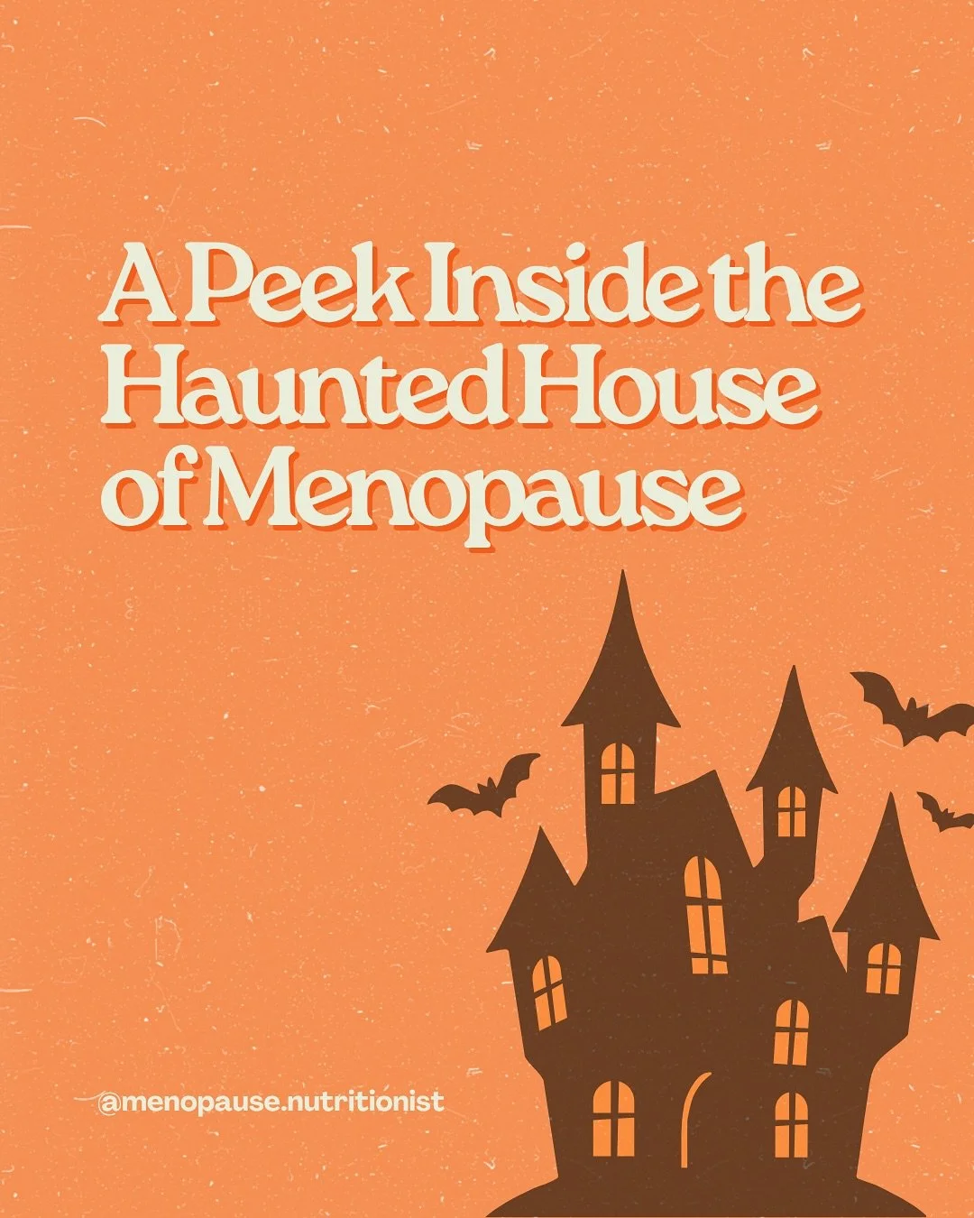 Menopause have you spooked? 😂

Who needs a haunted house when you have crime-scene periods, hot flashes that feel like an out of body experience, and accidentally having caffeine in the afternoon is the scariest thing ever? 🤣

What&rsquo;s in your 