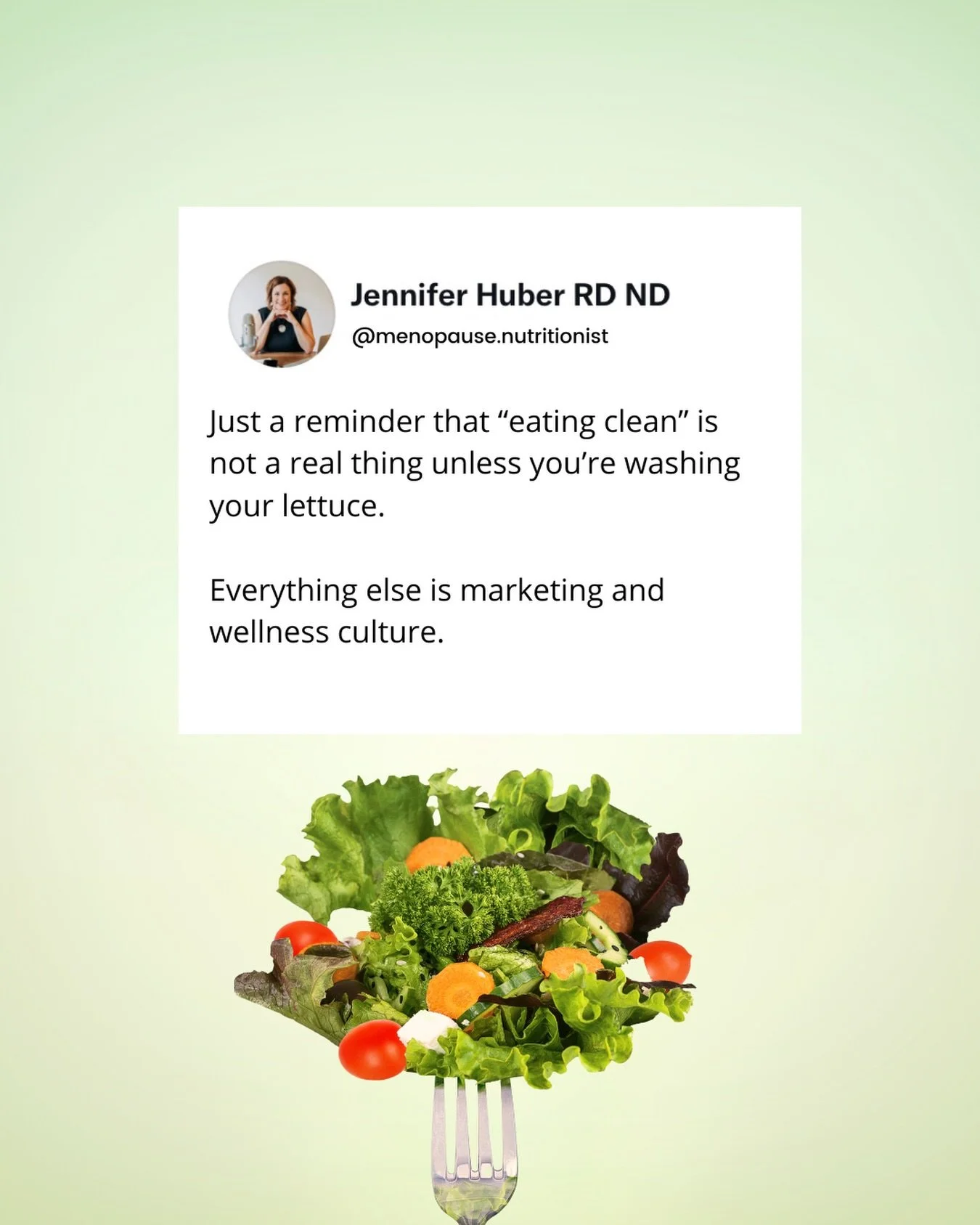 And when every bite feels like a moral decision...

it&rsquo;s not health.
It&rsquo;s food noise.

That constant inner commentary about carbs, portions, what you &ldquo;should&rdquo; be eating...doesn&rsquo;t make you healthier. It just makes you tir