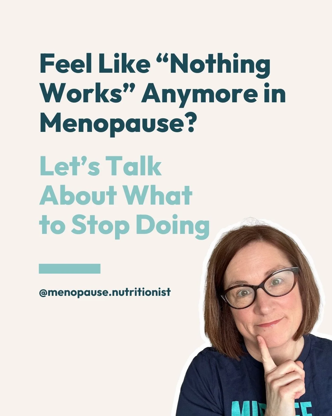 ✨ Feel like nothing works anymore in menopause?

You&rsquo;re not alone.
But before you try another diet, detox, or desperate Google search&hellip;
Let&rsquo;s talk about what to stop doing

🚫 Stop blaming carbs.
🚫 Stop weighing yourself every morn
