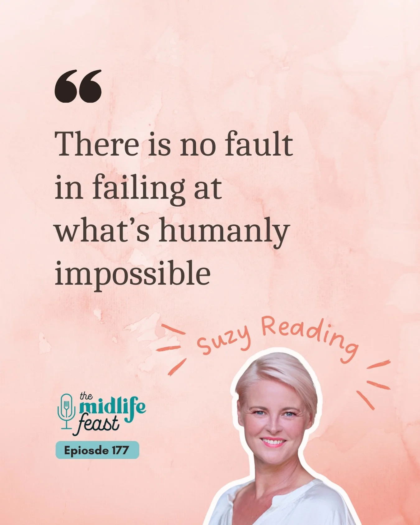 Ever feel like you&rsquo;re stretched too thin? 

I struggled a bit to choose a quote from this week&rsquo;s podcast (there were so many!) but this one really resonated with me, and I thought you might need to hear it too.❤️

It&rsquo;s ok to be self
