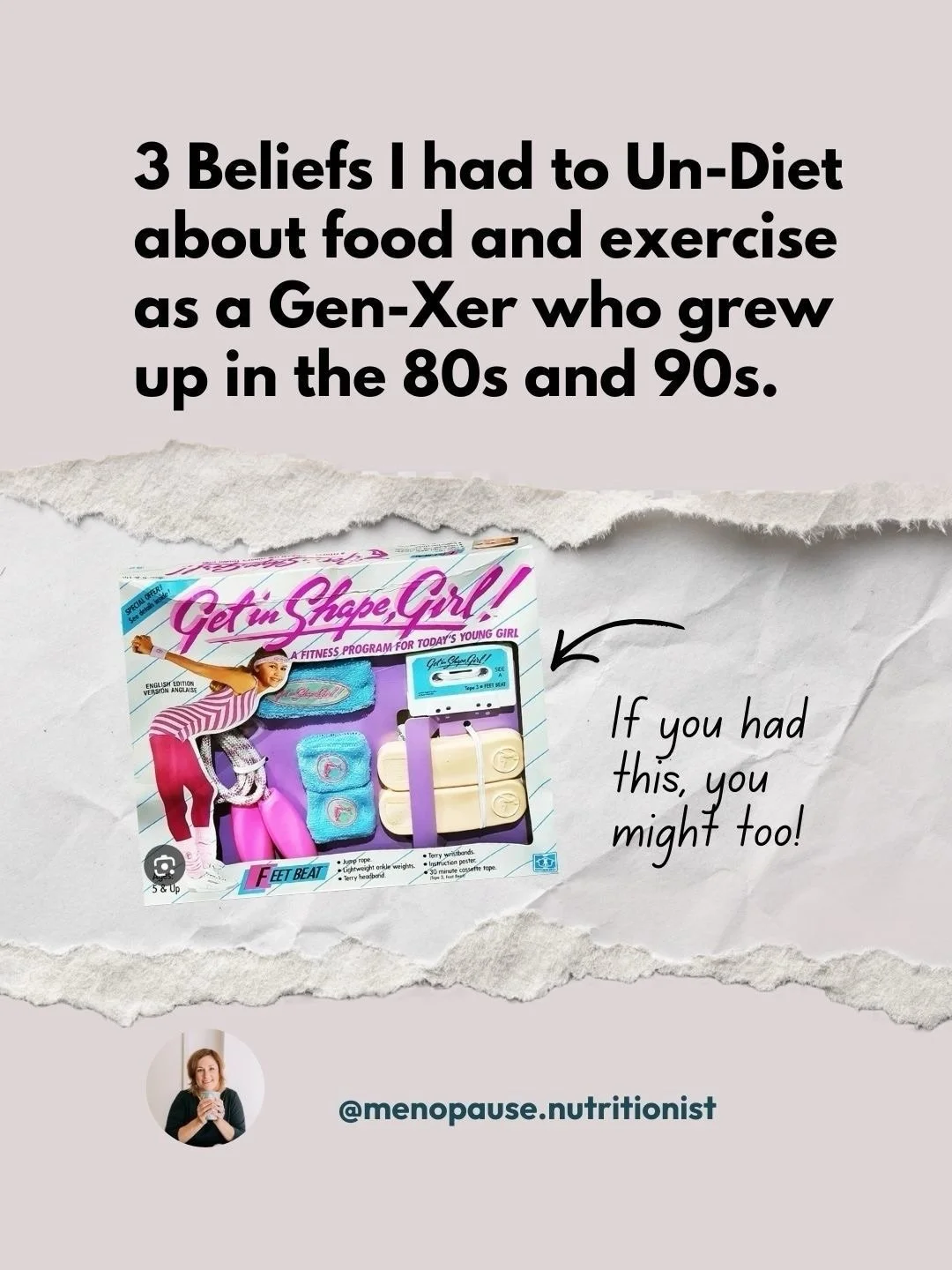 Let&rsquo;s be honest...the 80s and 90s are a goldmine of problematic stereotypes and beliefs about women, bodies, food, and health. 

So if you&rsquo;ve been trying to change your relationship with food and movement but feel stuck in the diet cycle,