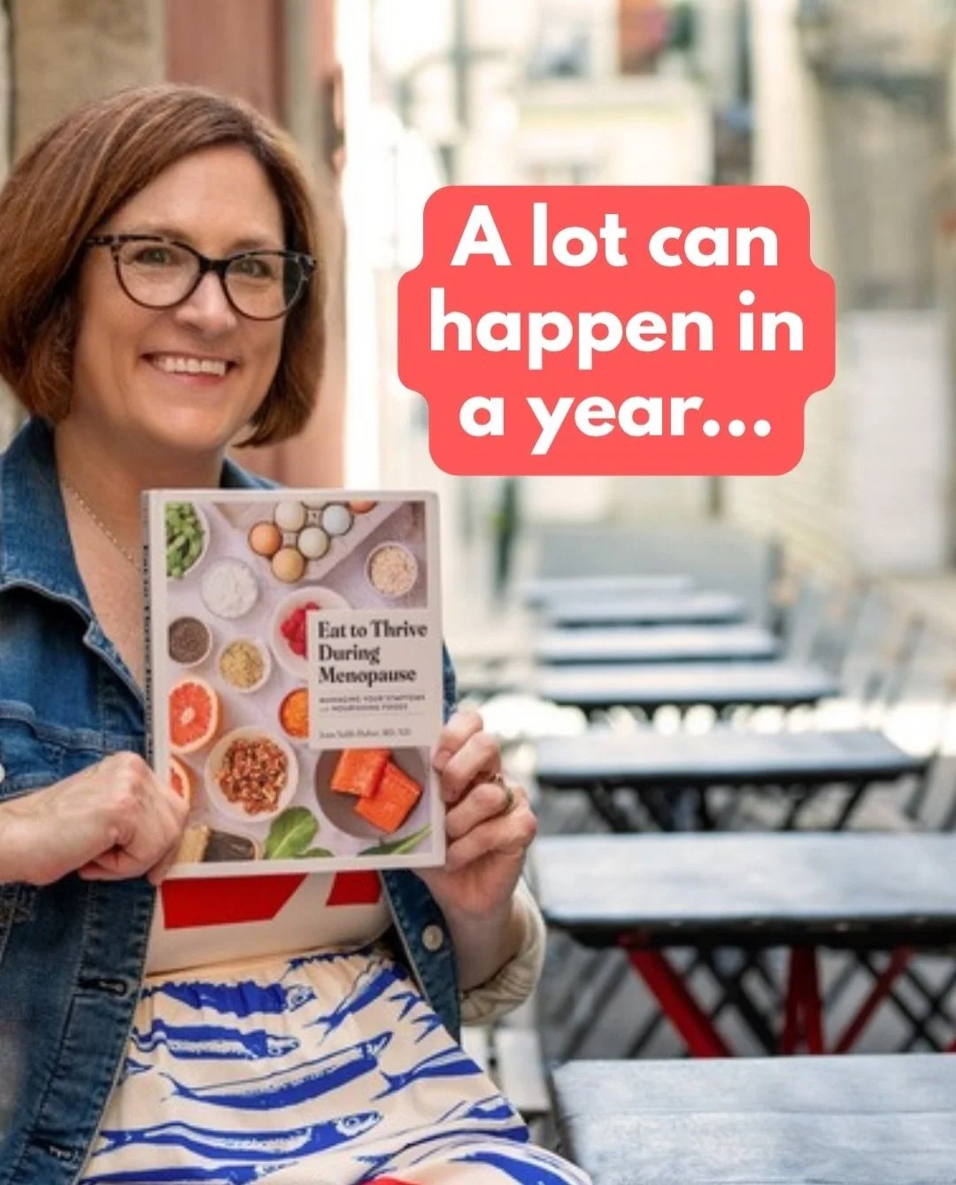 Happy 1st Birthday to my BOOK! 🥳🎂

I can&rsquo;t believe it&rsquo;s been a whole year since Eat to Thrive During Menopause was published!

It&rsquo;s been a year of learning curves, many firsts, and a few pinch-me moments. But more than anything, I