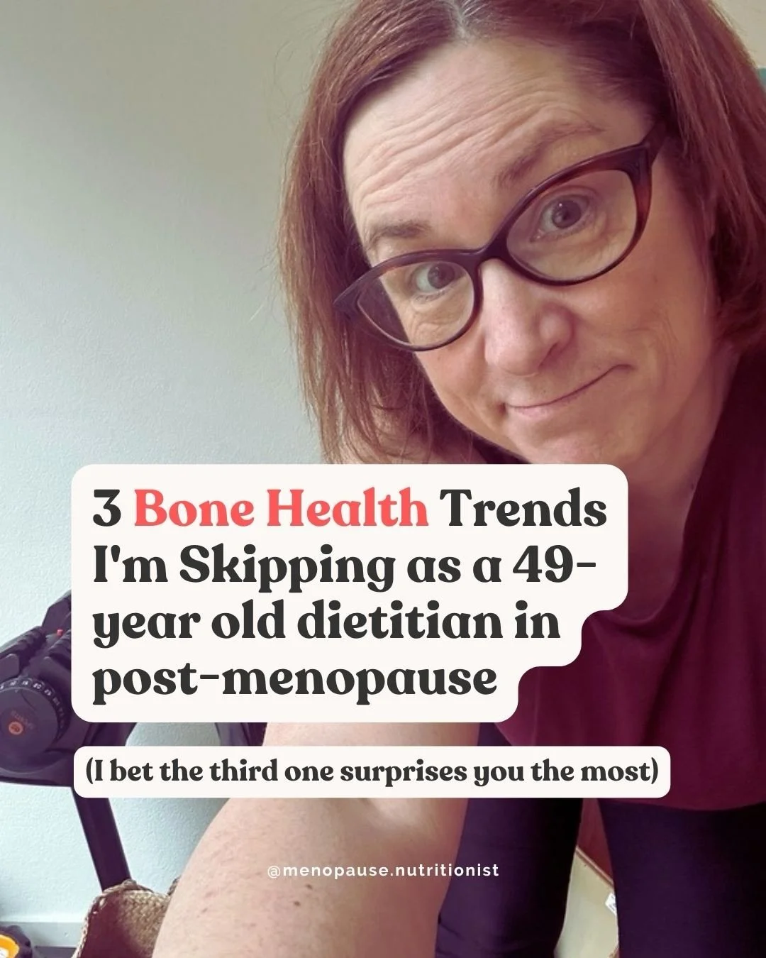 Bone health finally has a seat at the midlife table, and I&rsquo;m here for it. 🙌

The downside is that our feeds are now full of gadgets to wear, stand on, or jump around with.&nbsp; When you&rsquo;re already worried about osteoporosis, it&rsquo;s 
