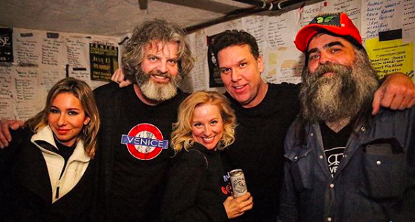 with Dane Cook, Bronston Jones and Matt Devlin at the Venice Underground